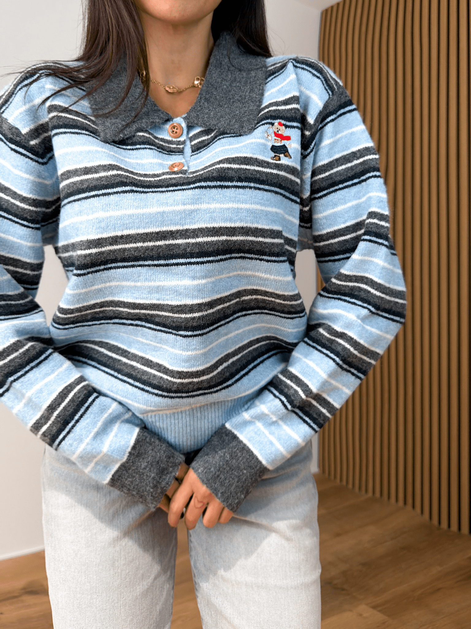 Pull Orsetto - Celeste - SAINTH