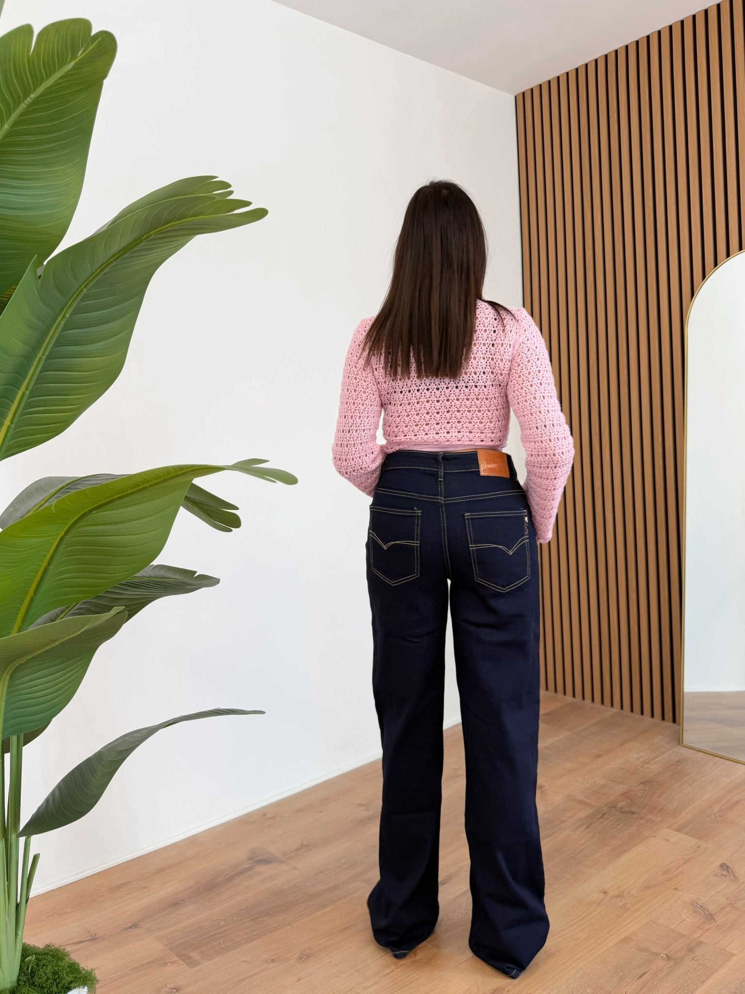 Cardigan Trama Traforata - Rosa - SAINTH