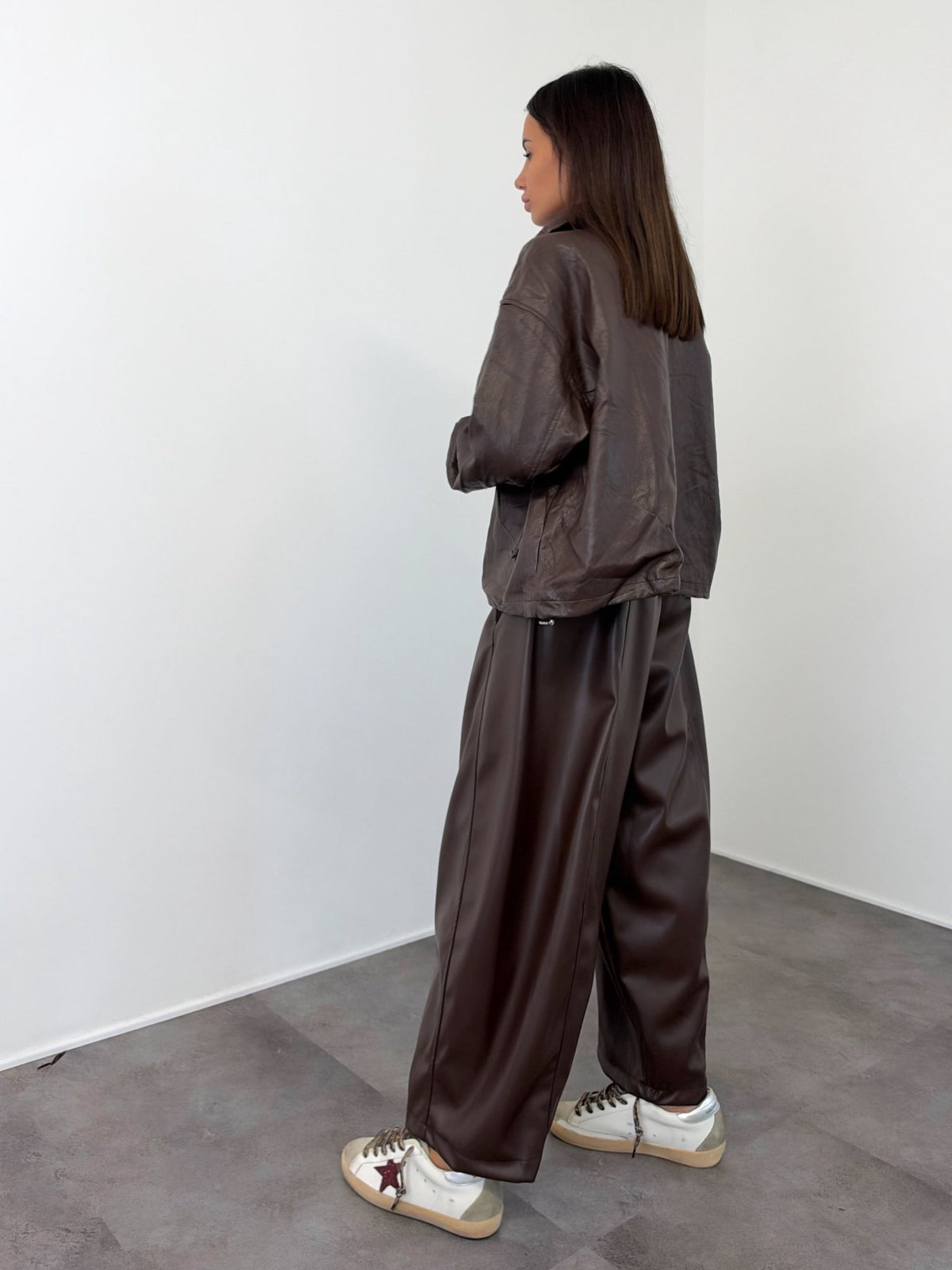 Biker + Gilet Cortina - Marrone - SAINTH
