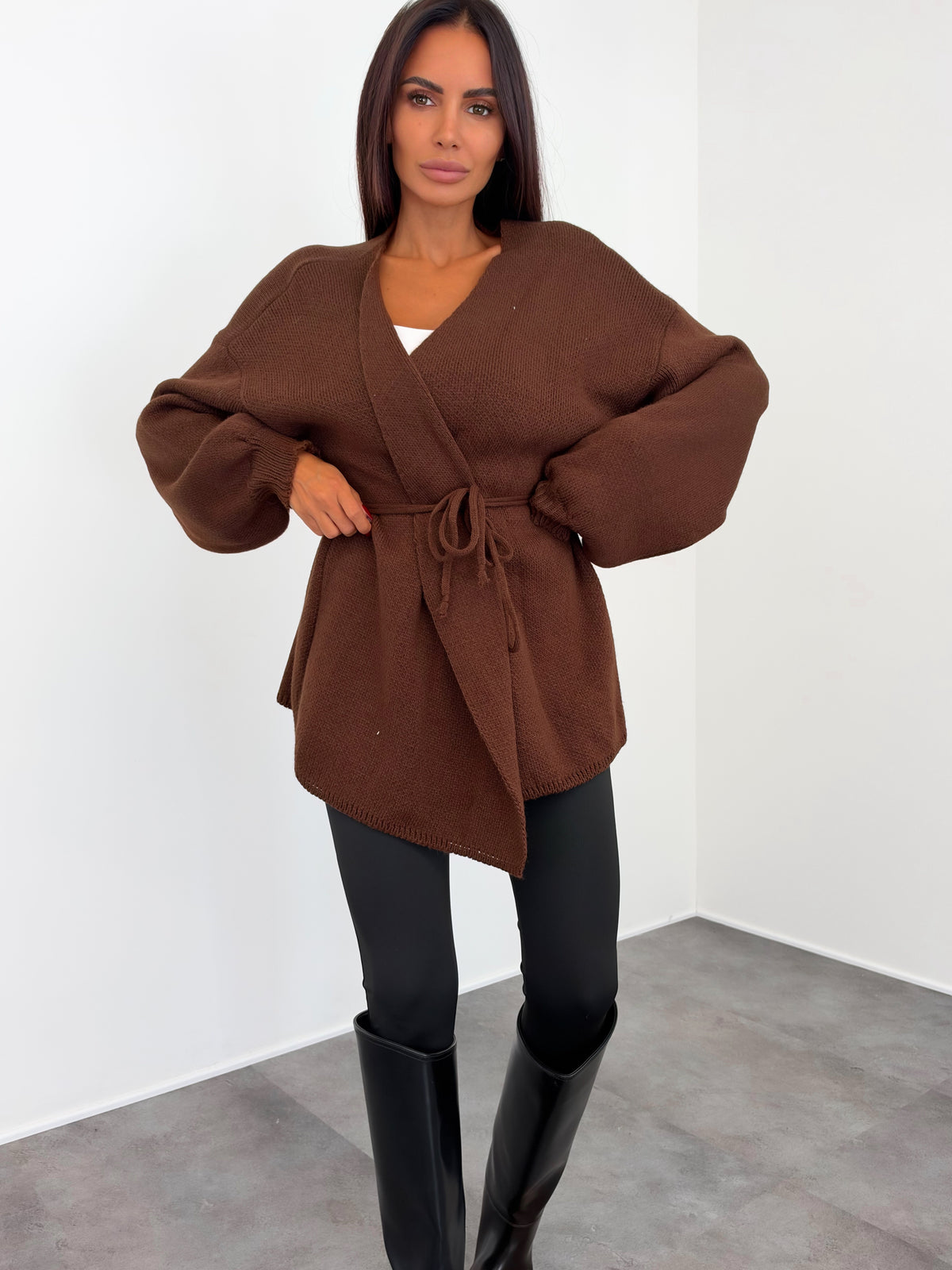 Cardigan Lovely - Marrone