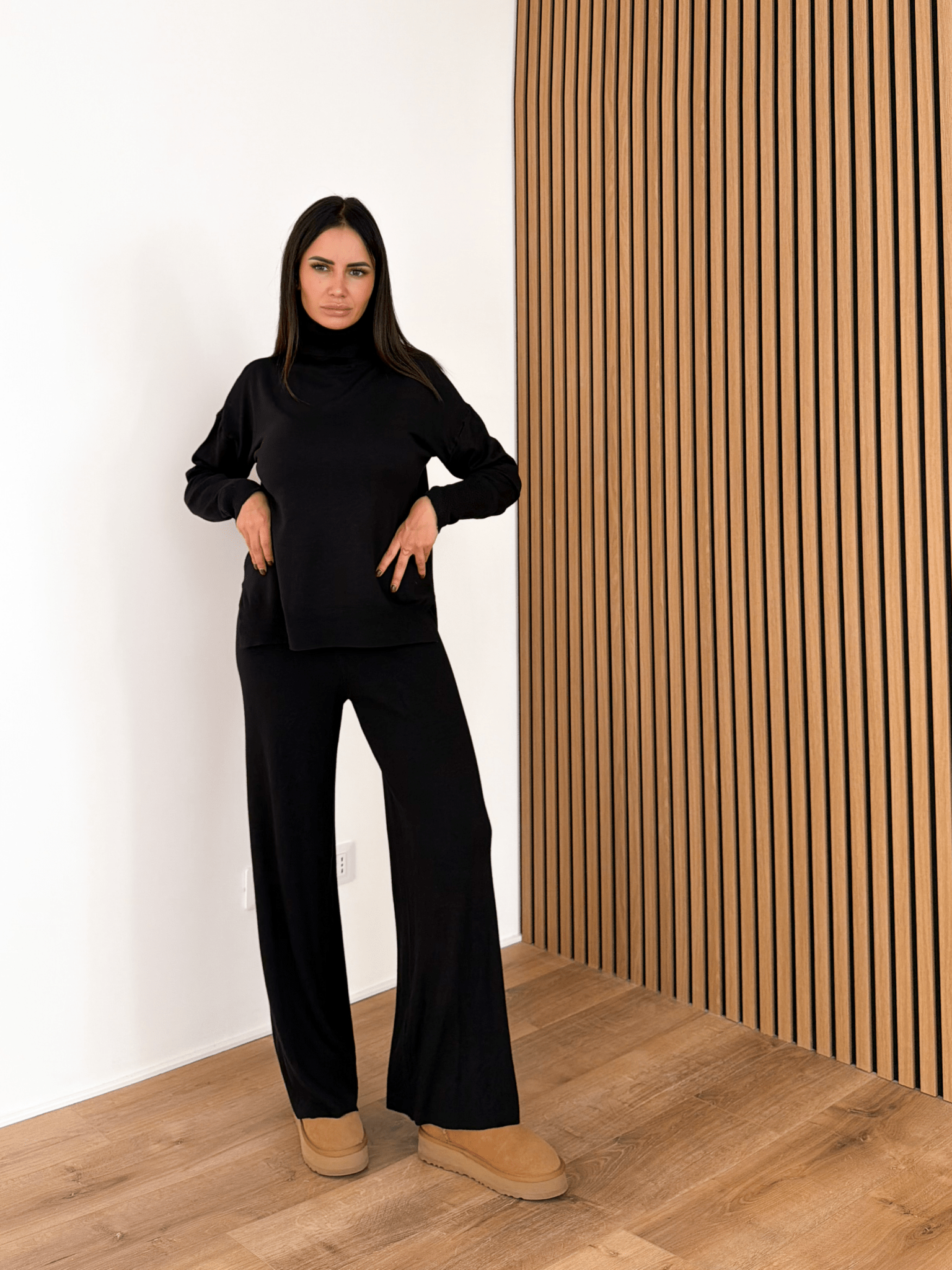 Coordinato Carezza - Nero - SAINTH