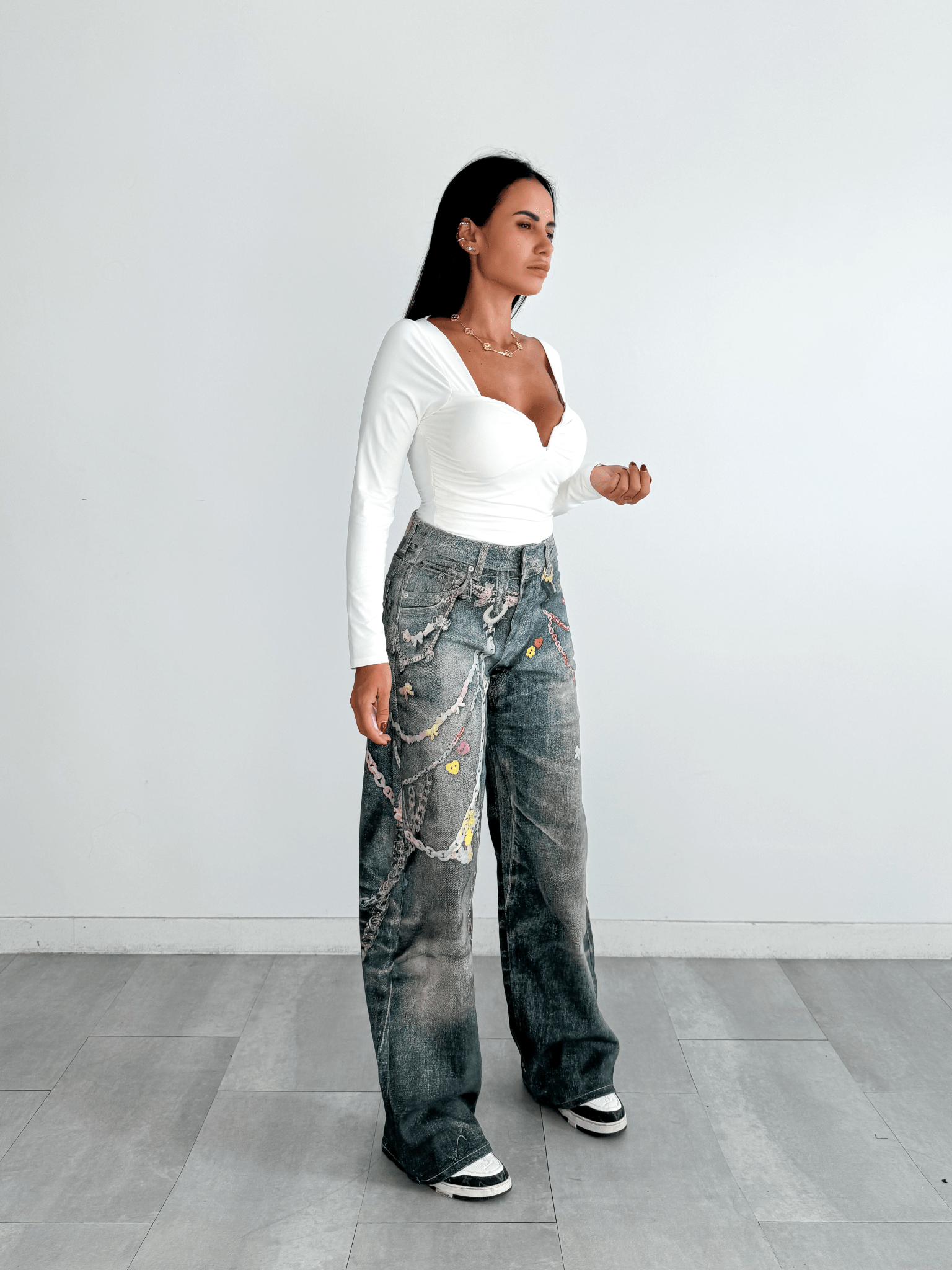 Maglietta Miss - Bianca - SAINTH