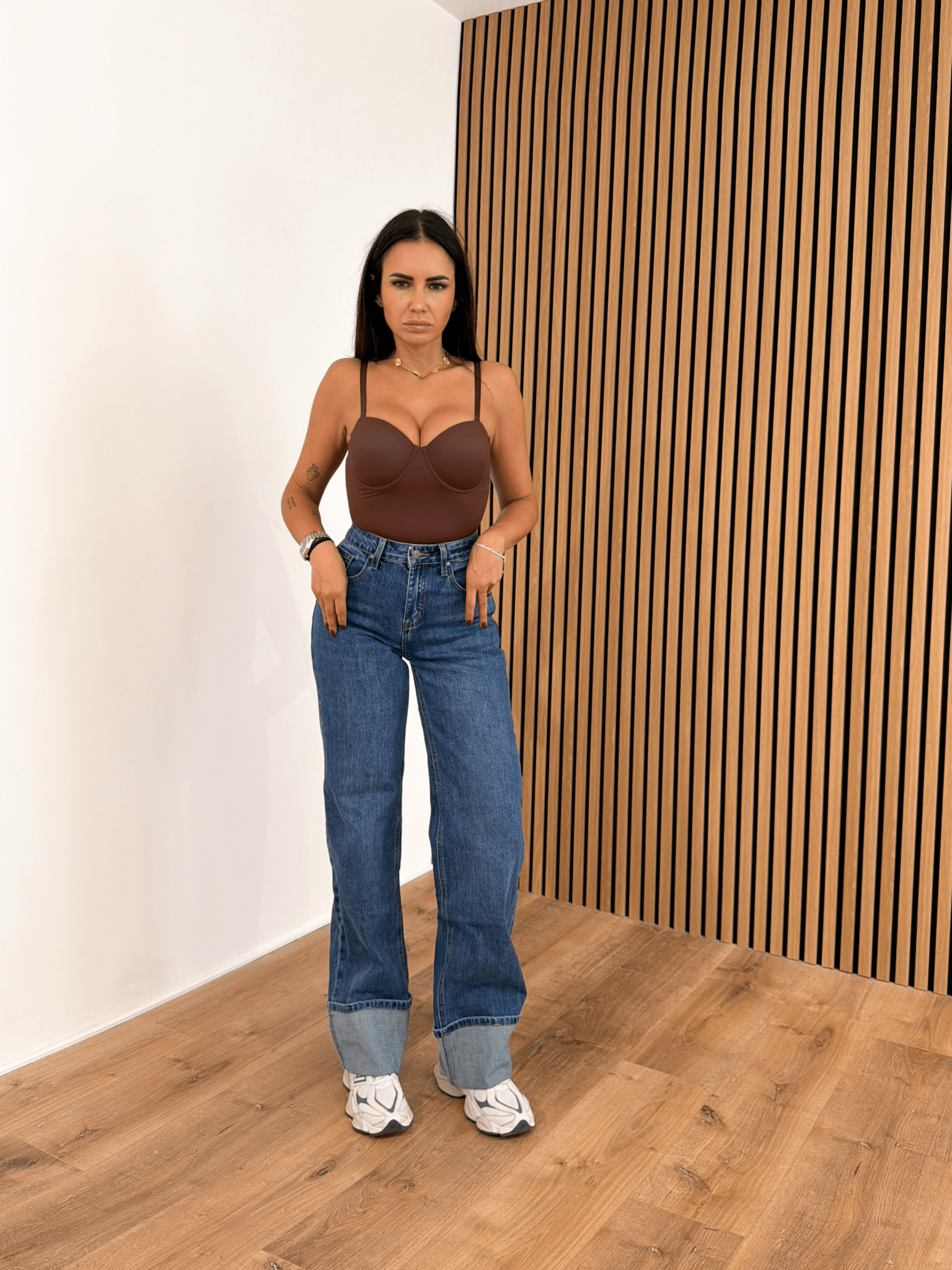 Jeans Risvoltino - Blu Denim - SAINTH