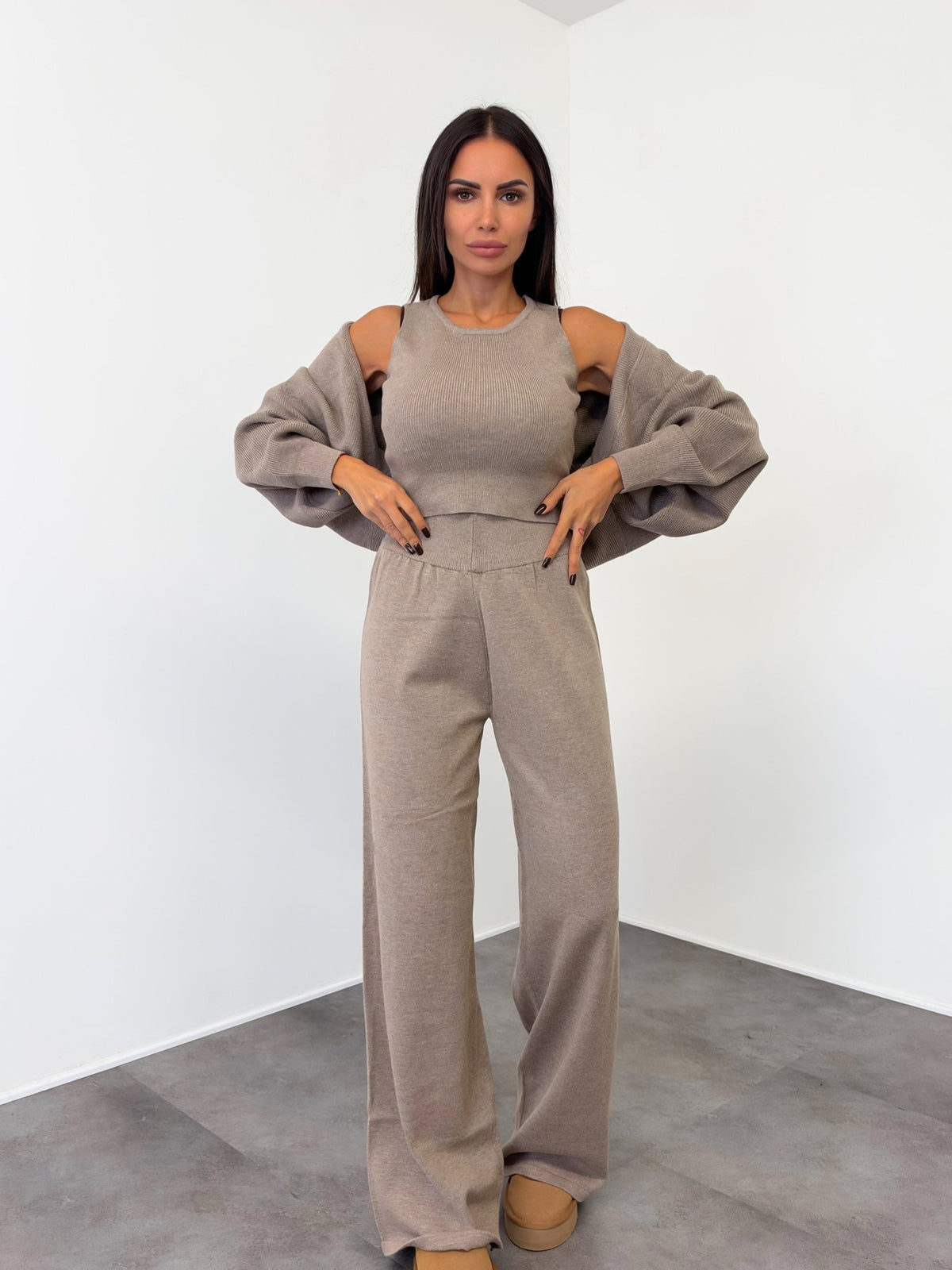 Coordinato Tris Lilà - Tortora - SAINTH