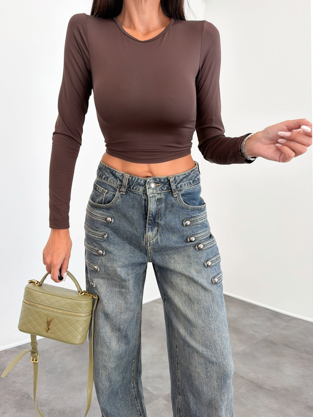Maglia Basic - Marrone - SAINTH