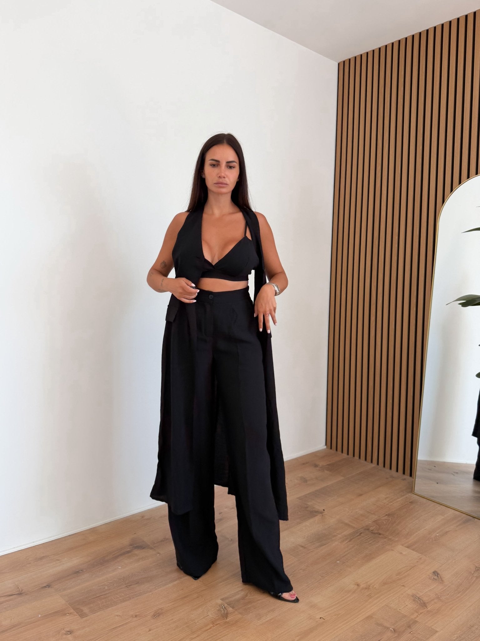 Coordinato Tris Medea - Nero - SAINTH