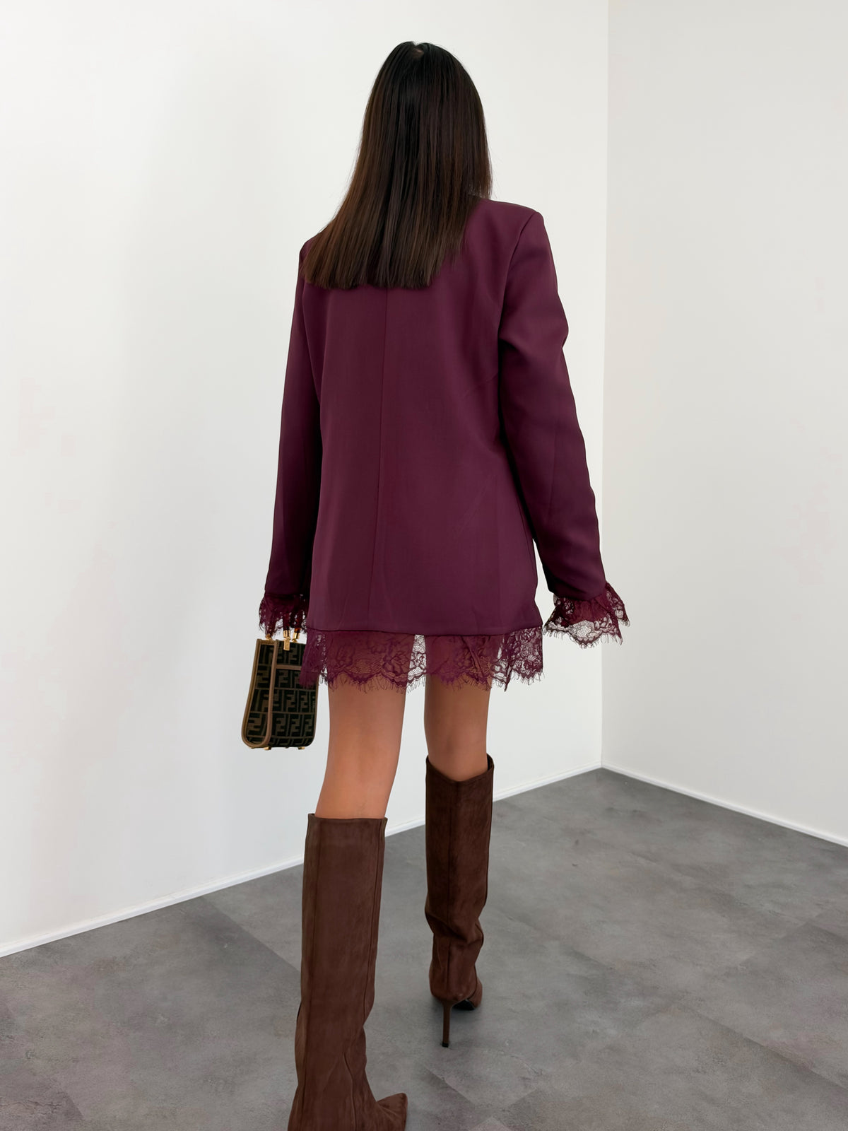 Abito Blazer Elegance - Bordeaux