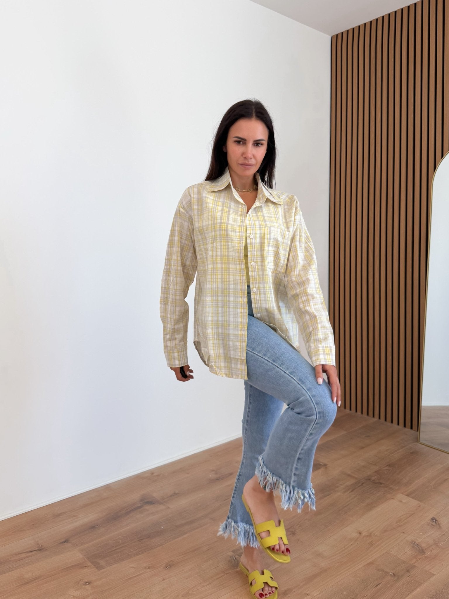 Camicia + Canotta G68074 - Gialla - SAINTH