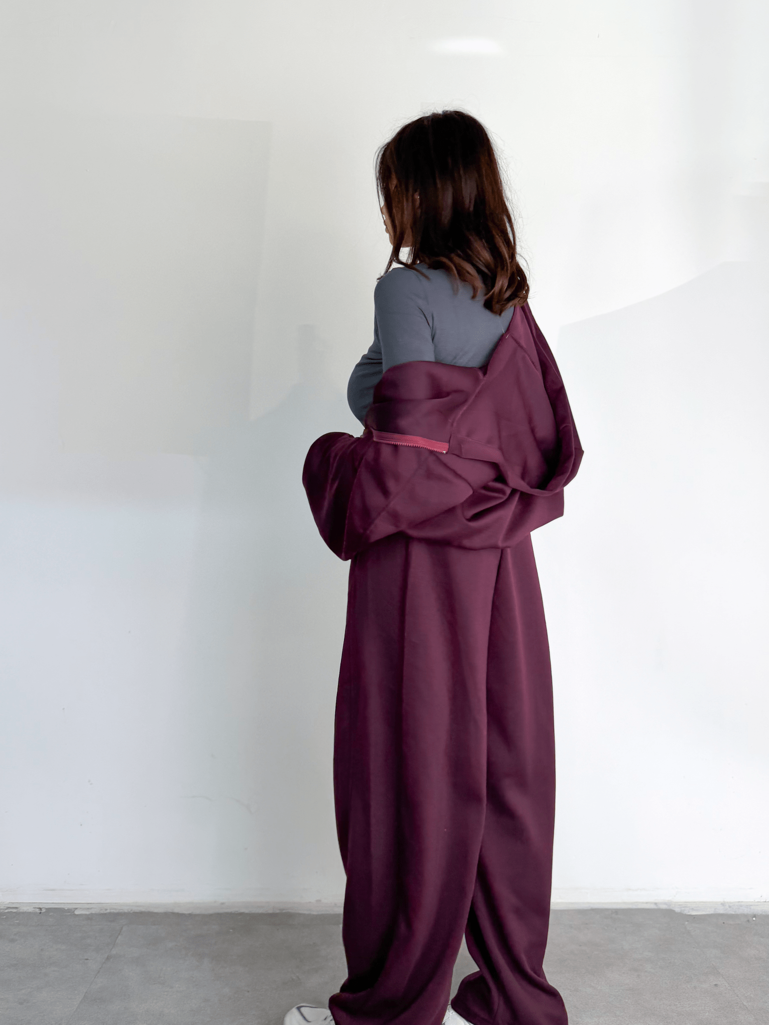 Felpa Wide Arm - Vinaccia - SAINTH