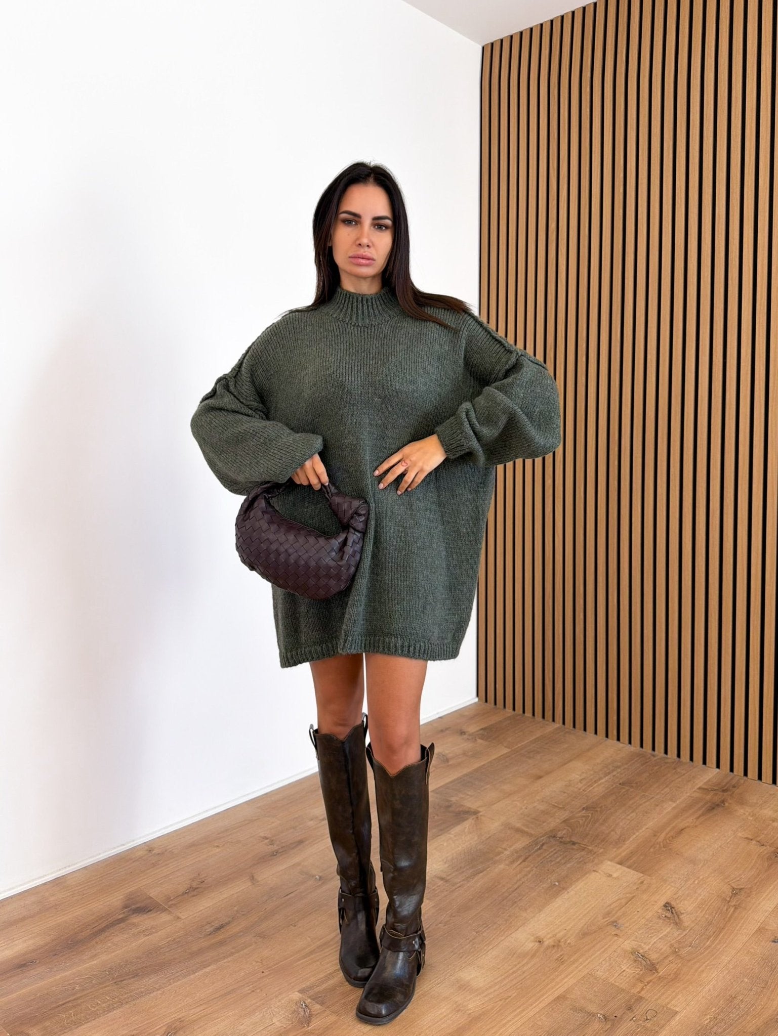 Maxi Pull Ocean - Army Green - SAINTH