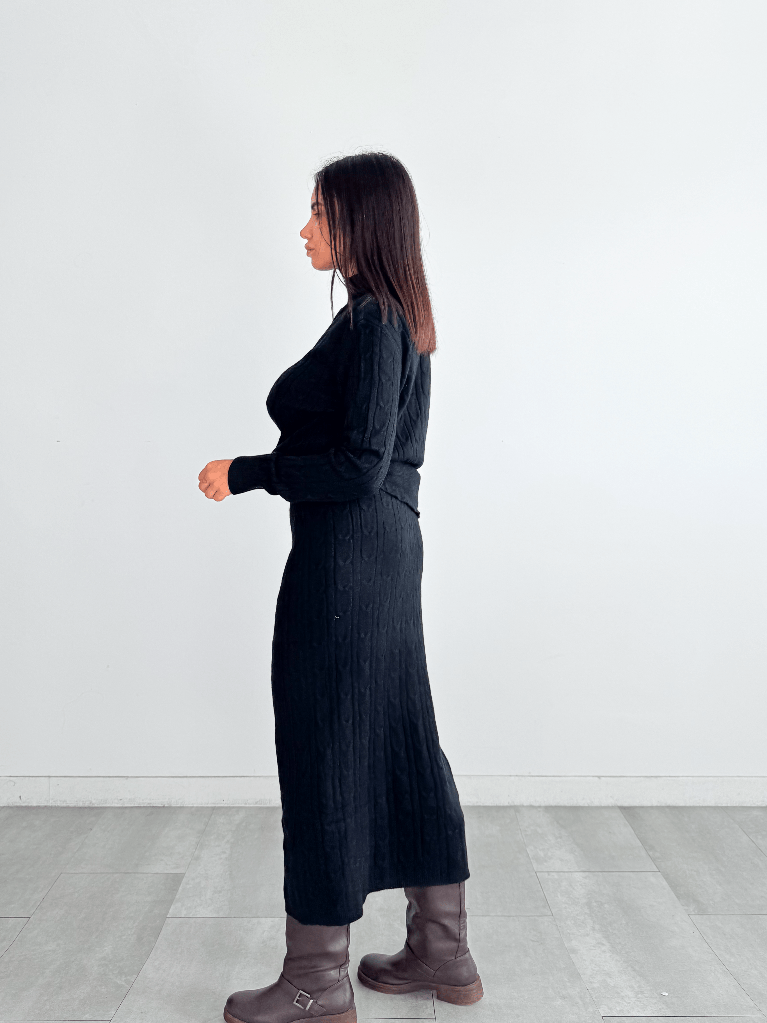 Coordinato Braided - Nero - SAINTH