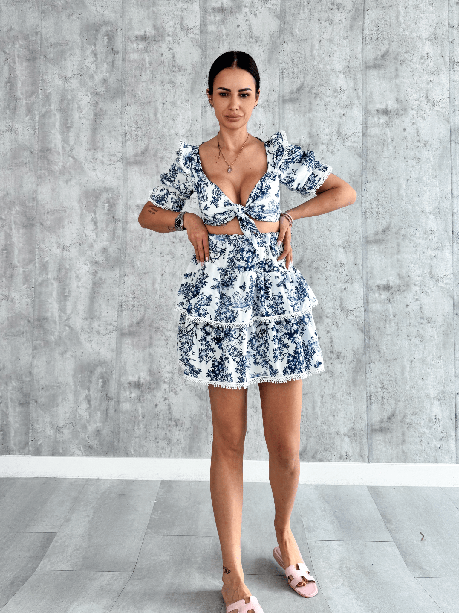 Completo Space - Bianco e Blu - SAINTH