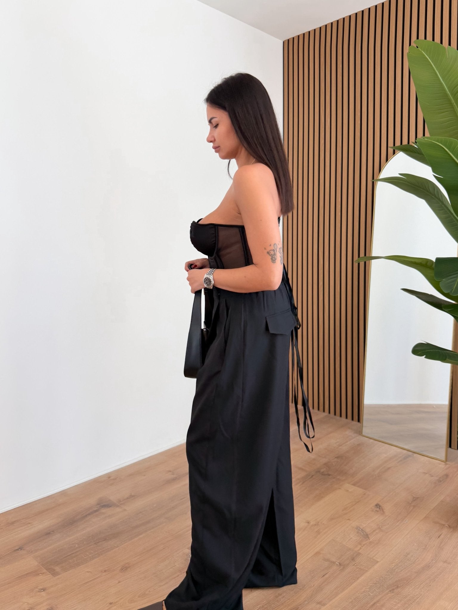 Pantalone Stiletto - Nero - SAINTH