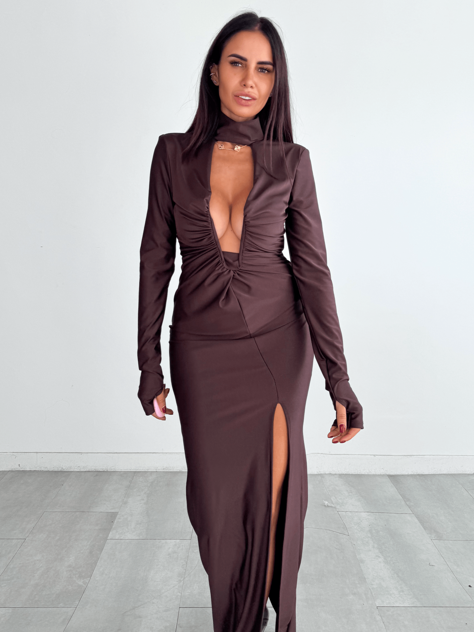 Abito Scintilla - Marrone - SAINTH