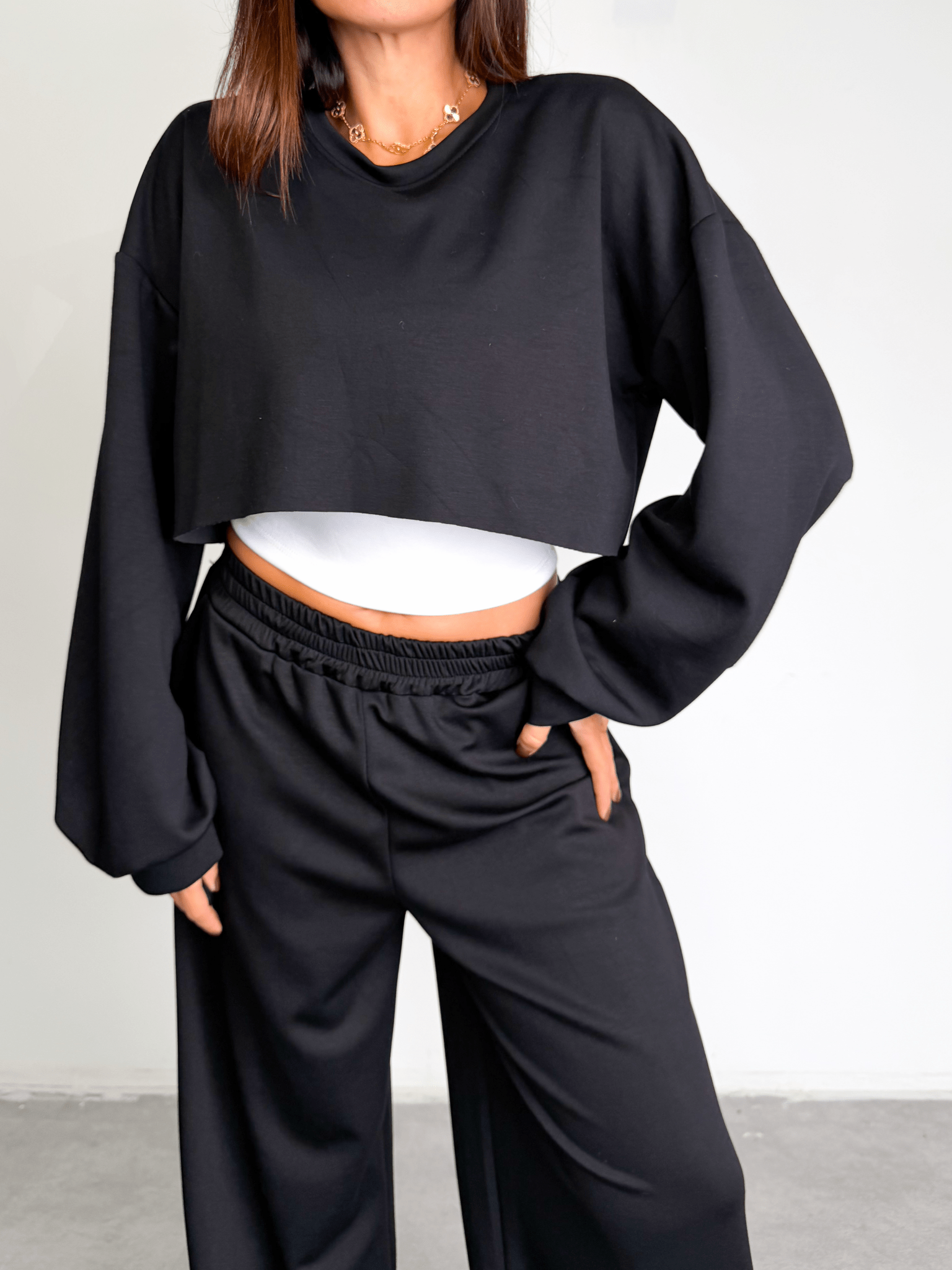 Felpa Active 2in1 - Nera - SAINTH