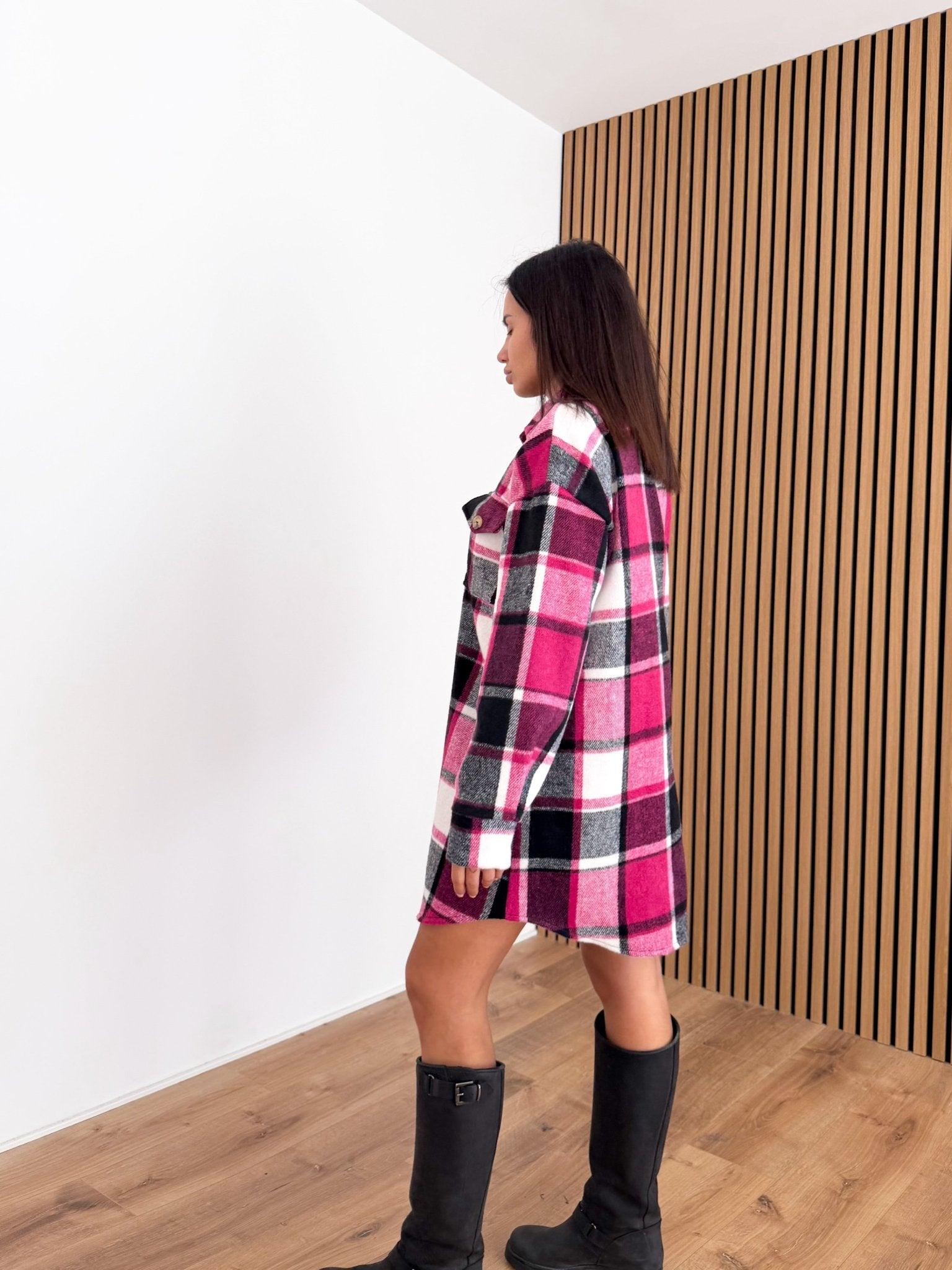 Maxi Camicia Long - Fucsia - SAINTH