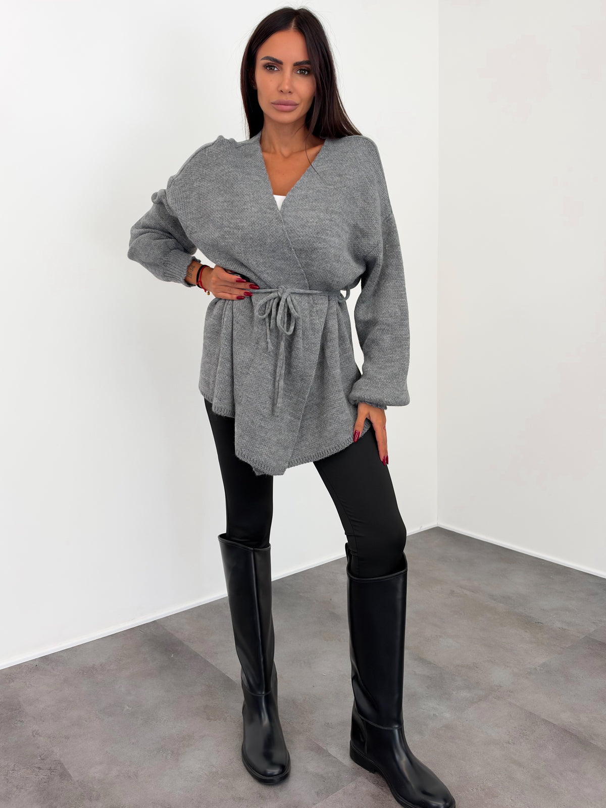 Cardigan Lovely - Grigio