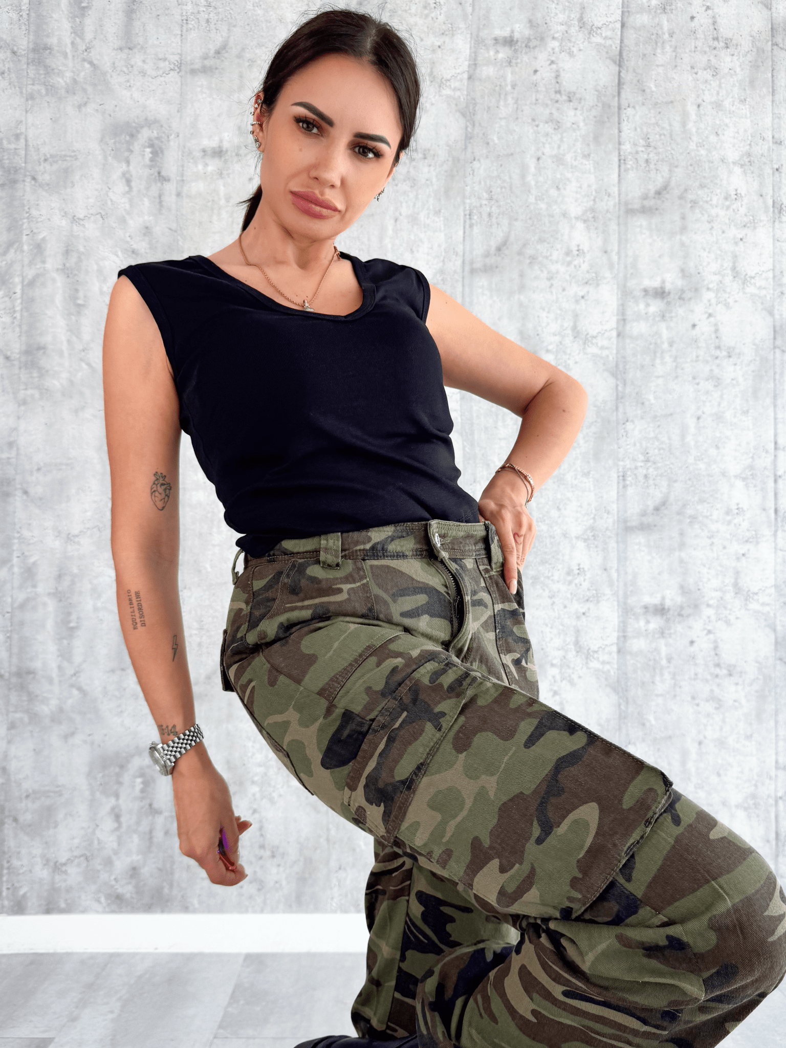 Pantalone Courage - Mimetico - SAINTH