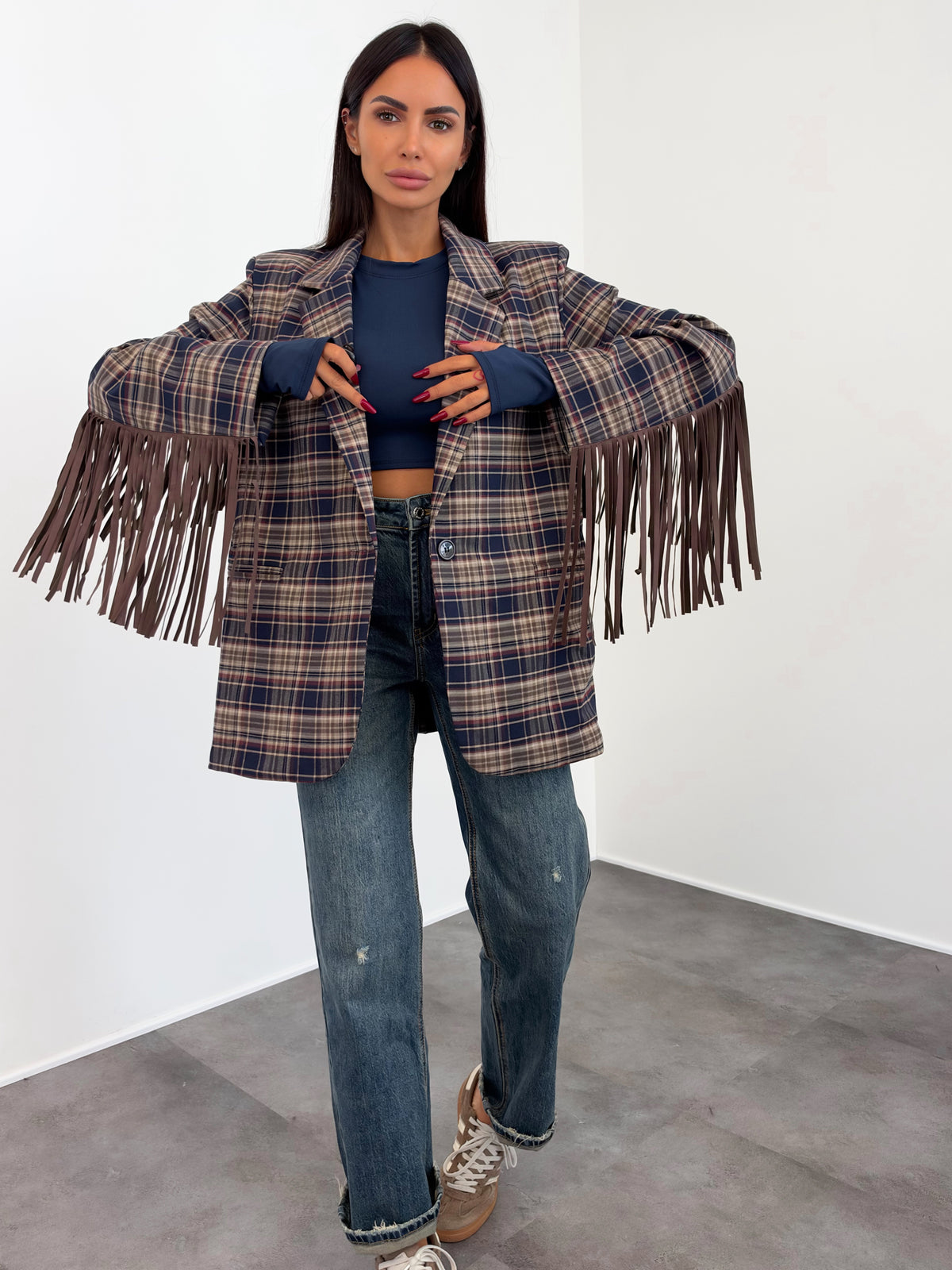 Blazer Trend - Blu Bordeaux