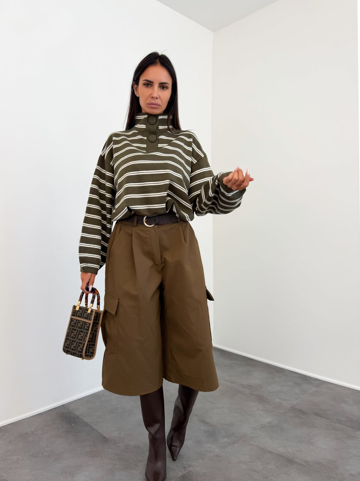 Bermuda Viky - Khaki - SAINTH