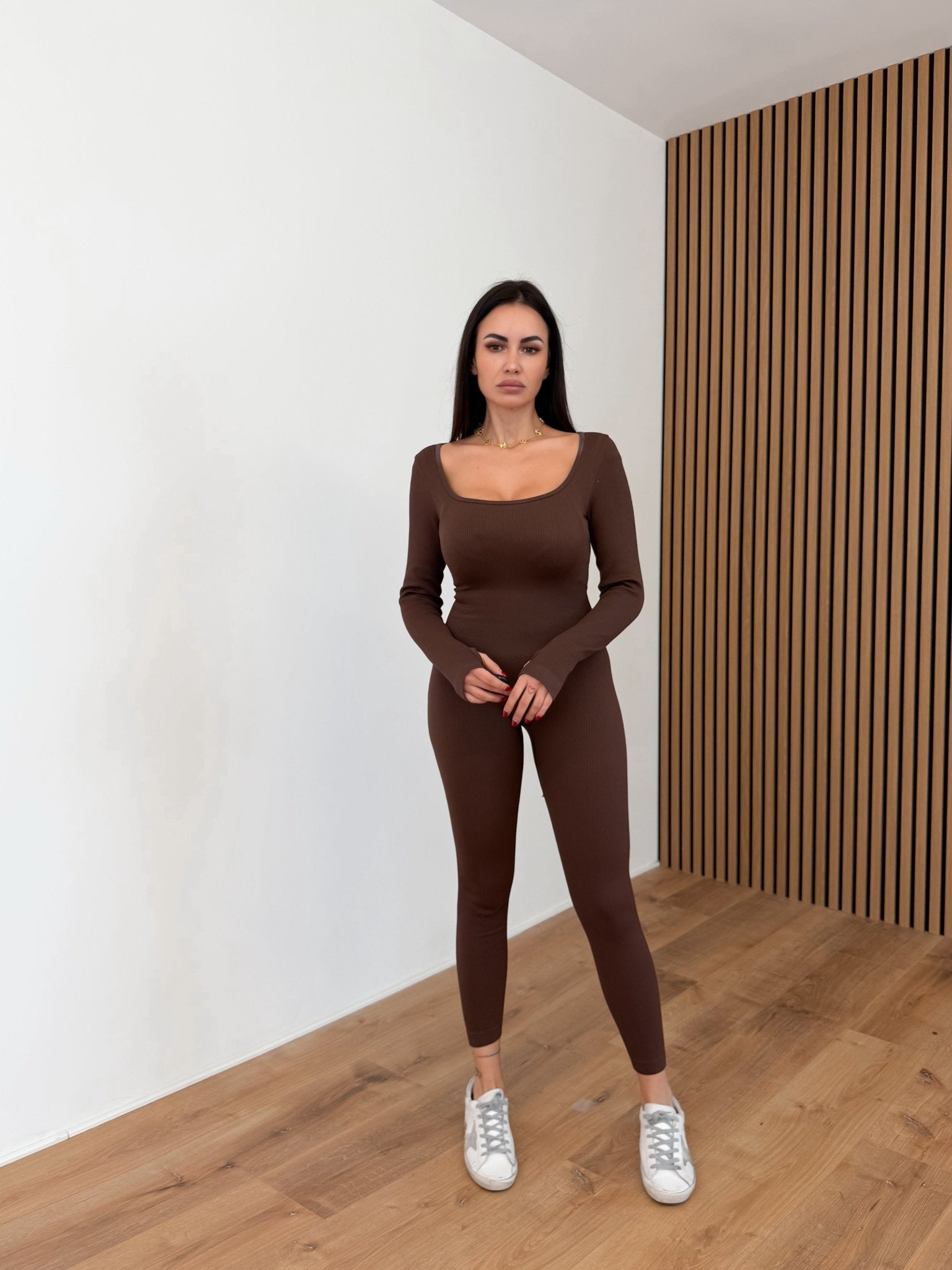 Tuta Intera Contenitiva - Marrone - SAINTH
