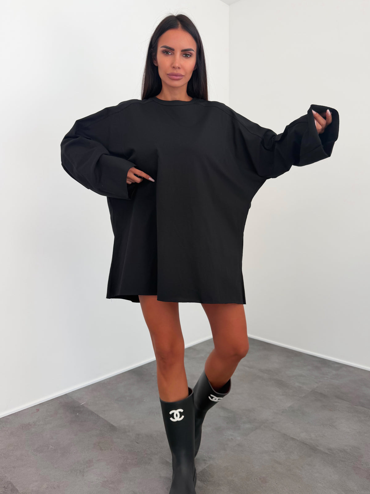 Maglia Oversize - Nera