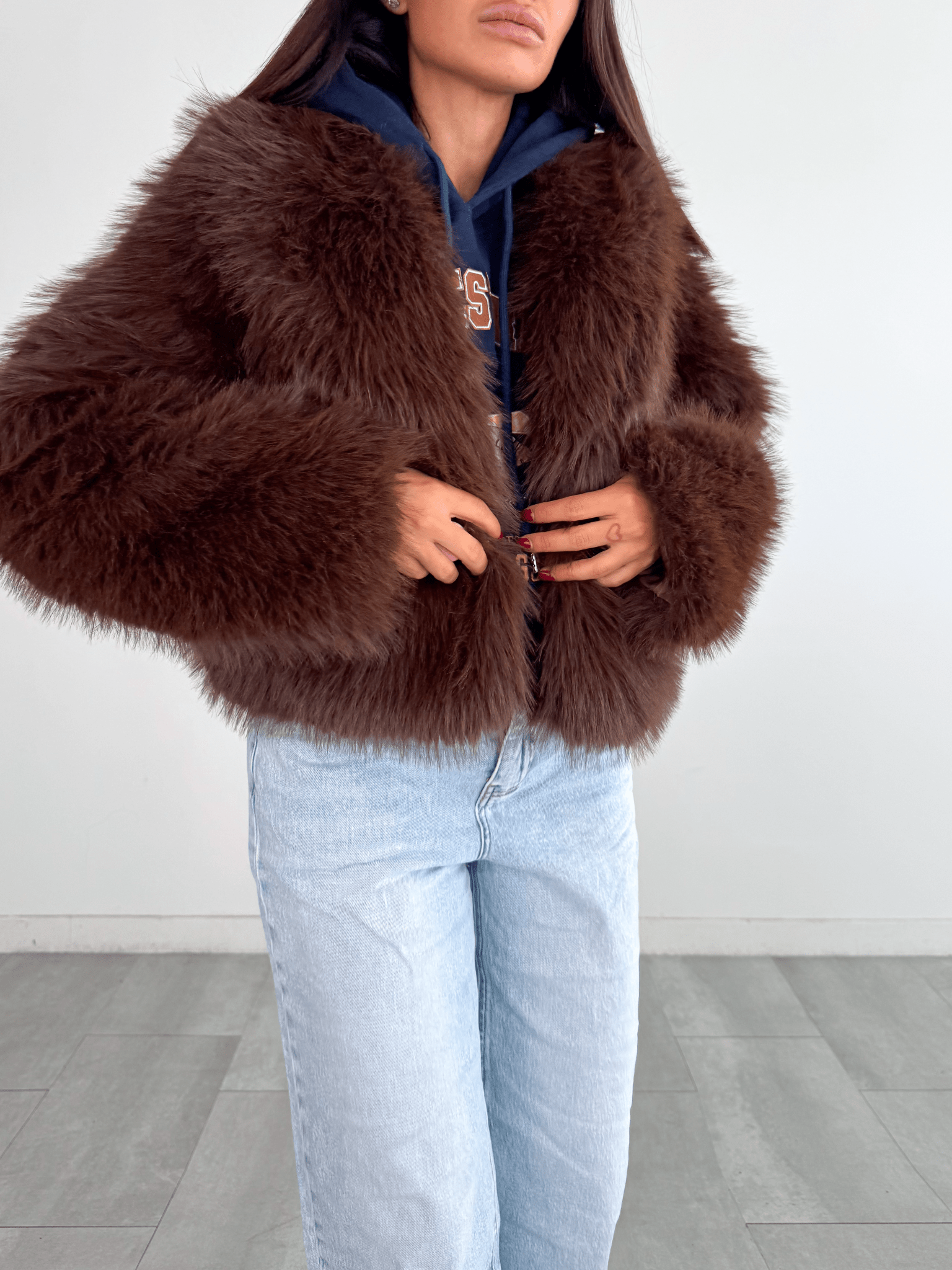 Pelliccia Dolce Abbraccio - Marrone - SAINTH