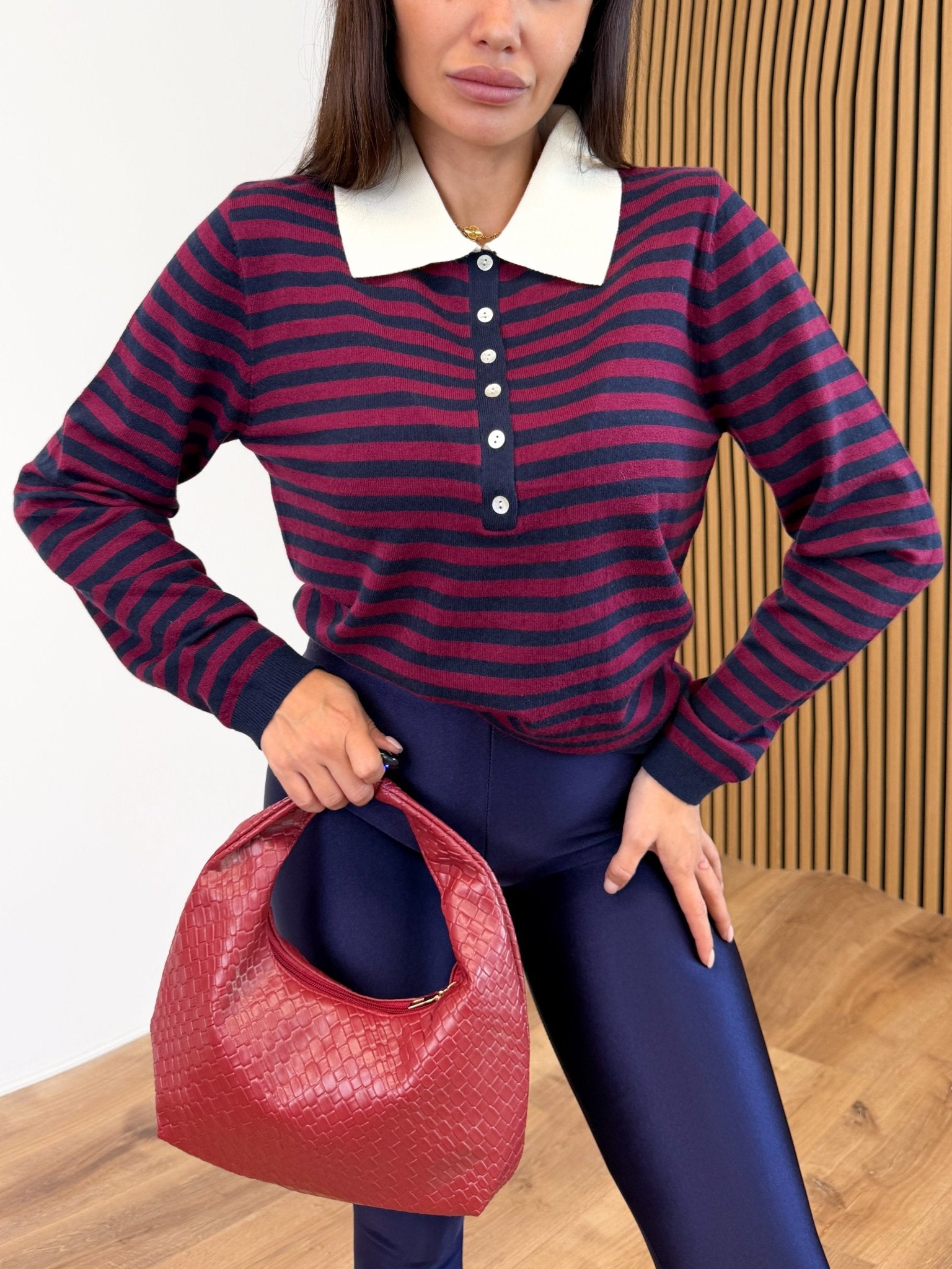 Leggings Felpato Metal - Blu - SAINTH