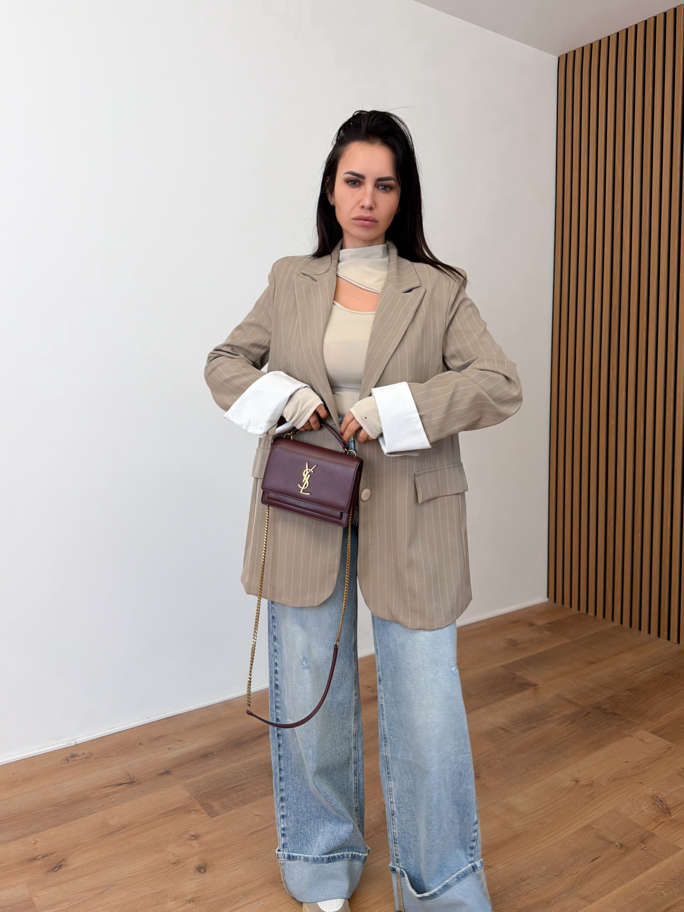 Blazer Polsino - Beige