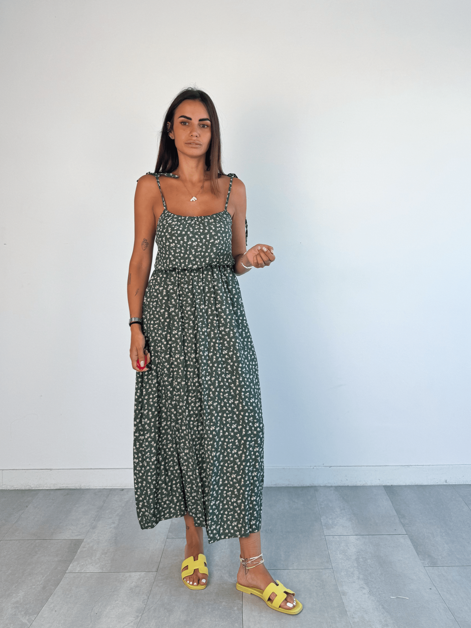 Abito Donzella - Verde Militare - SAINTH