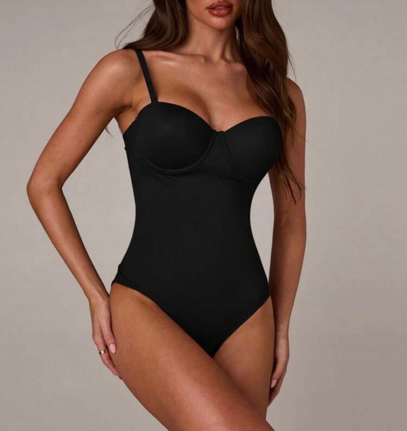 Body Contenitivo Push Up - Nero - SAINTH
