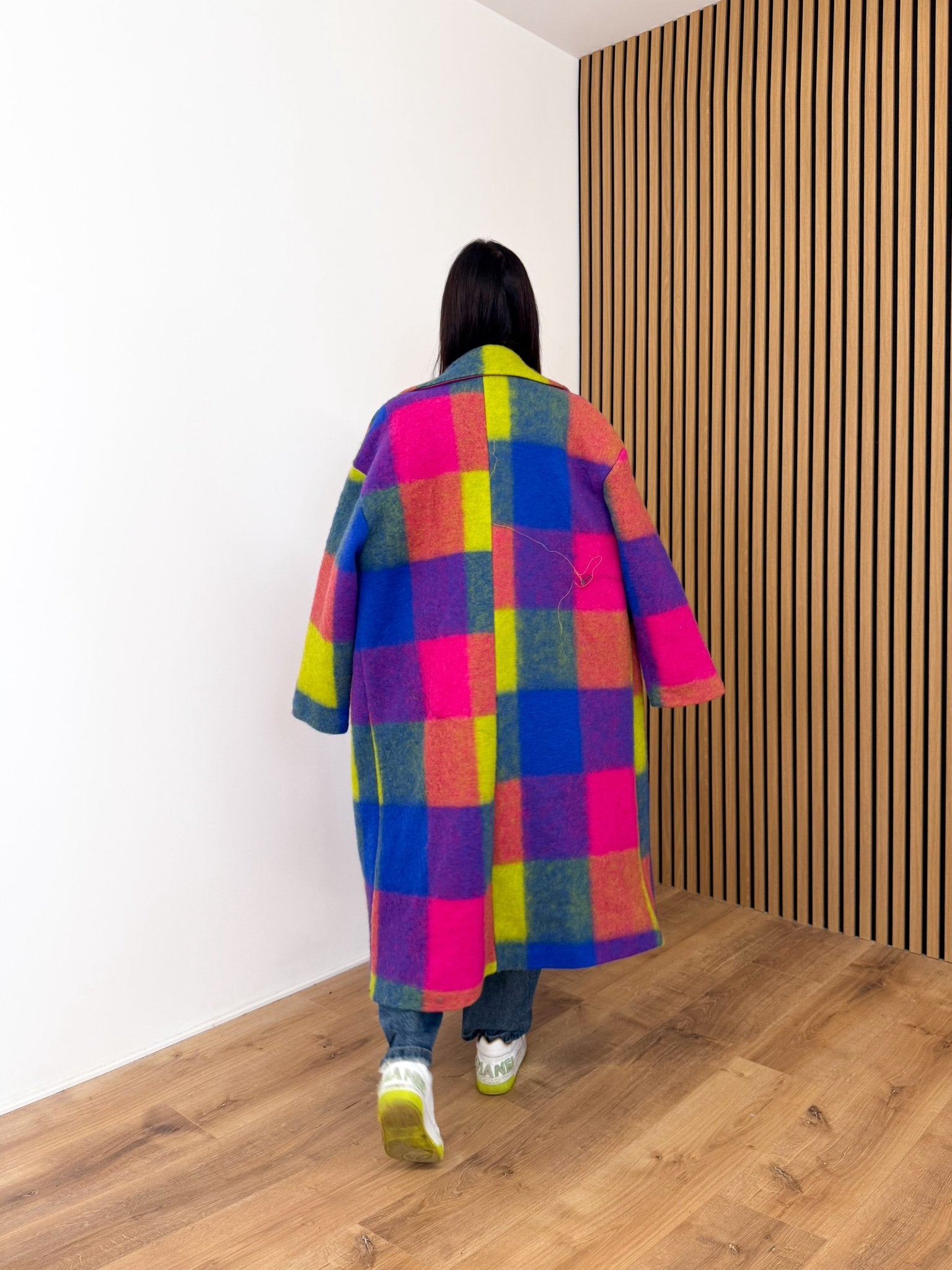 Cappotto Lusso - Fucsia e Blu - SAINTH