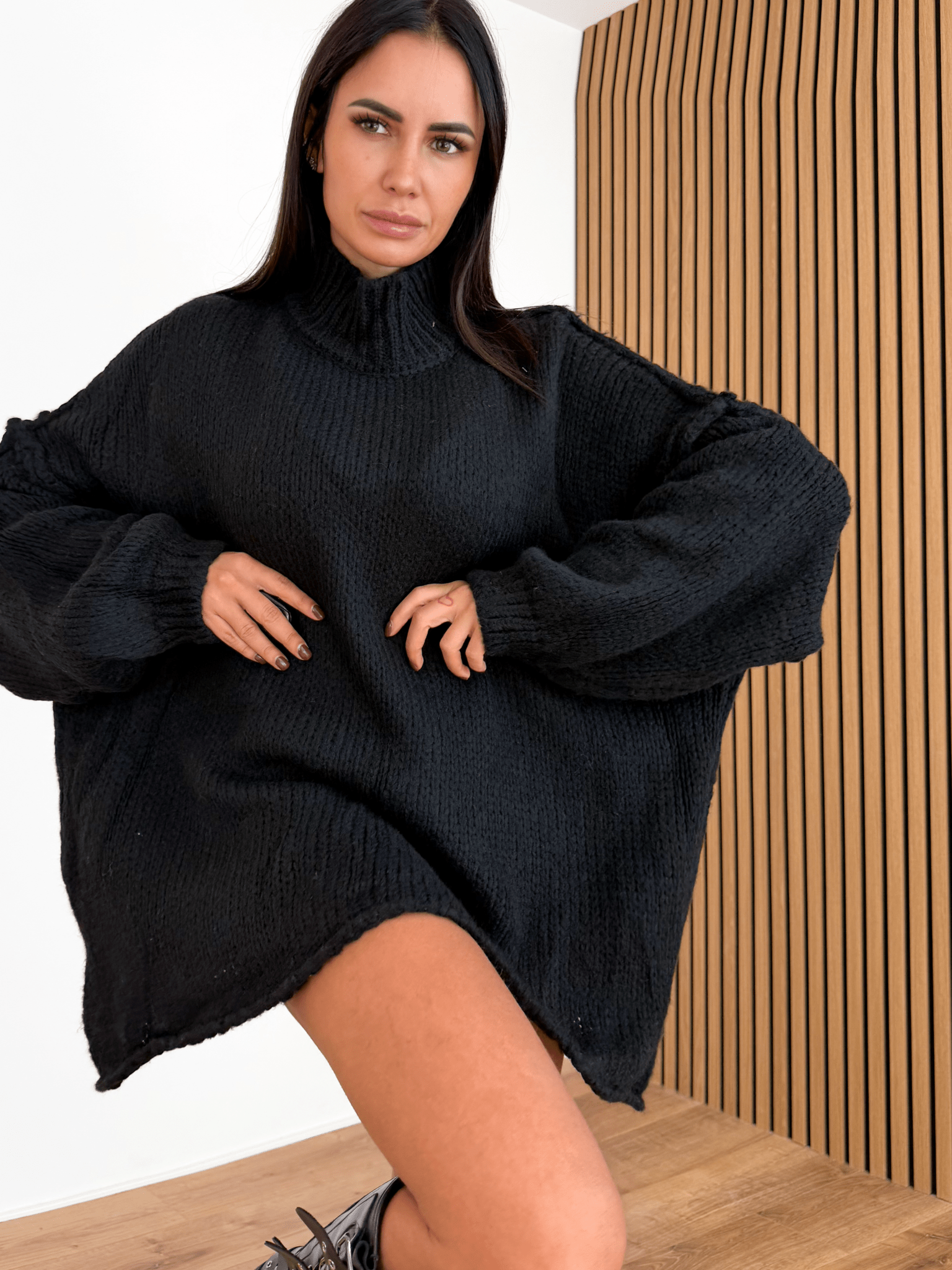 Pull Abito Aurora - Nero - SAINTH