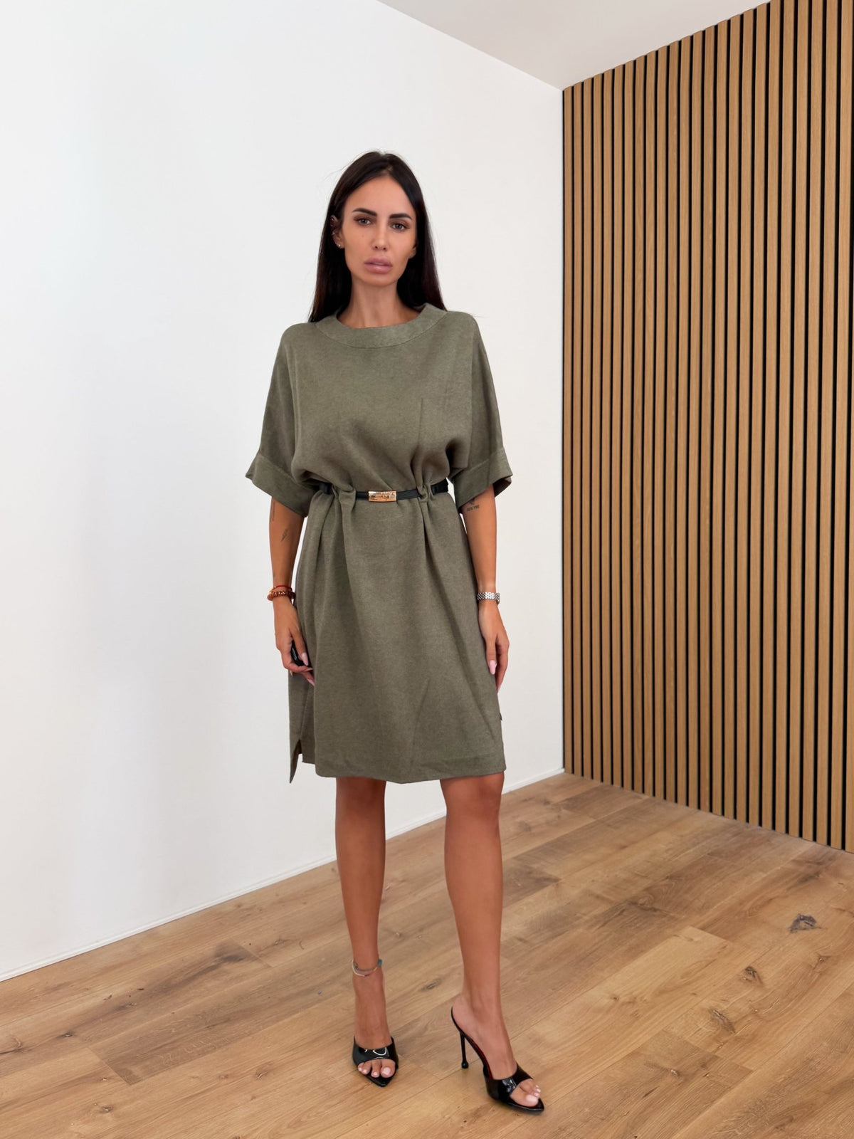 Abito Pull Naya - Army Green - SAINTH