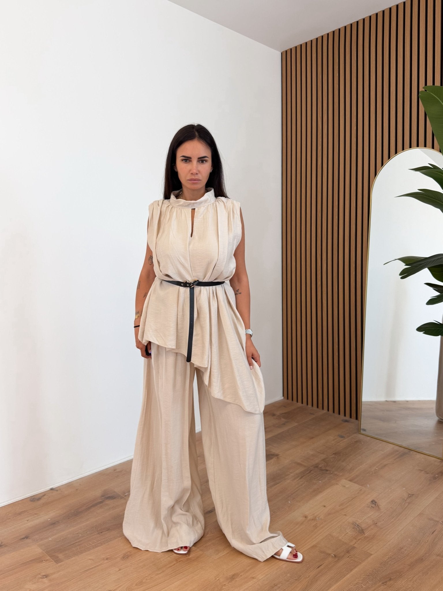 Coordinato Butterfly - Beige - SAINTH