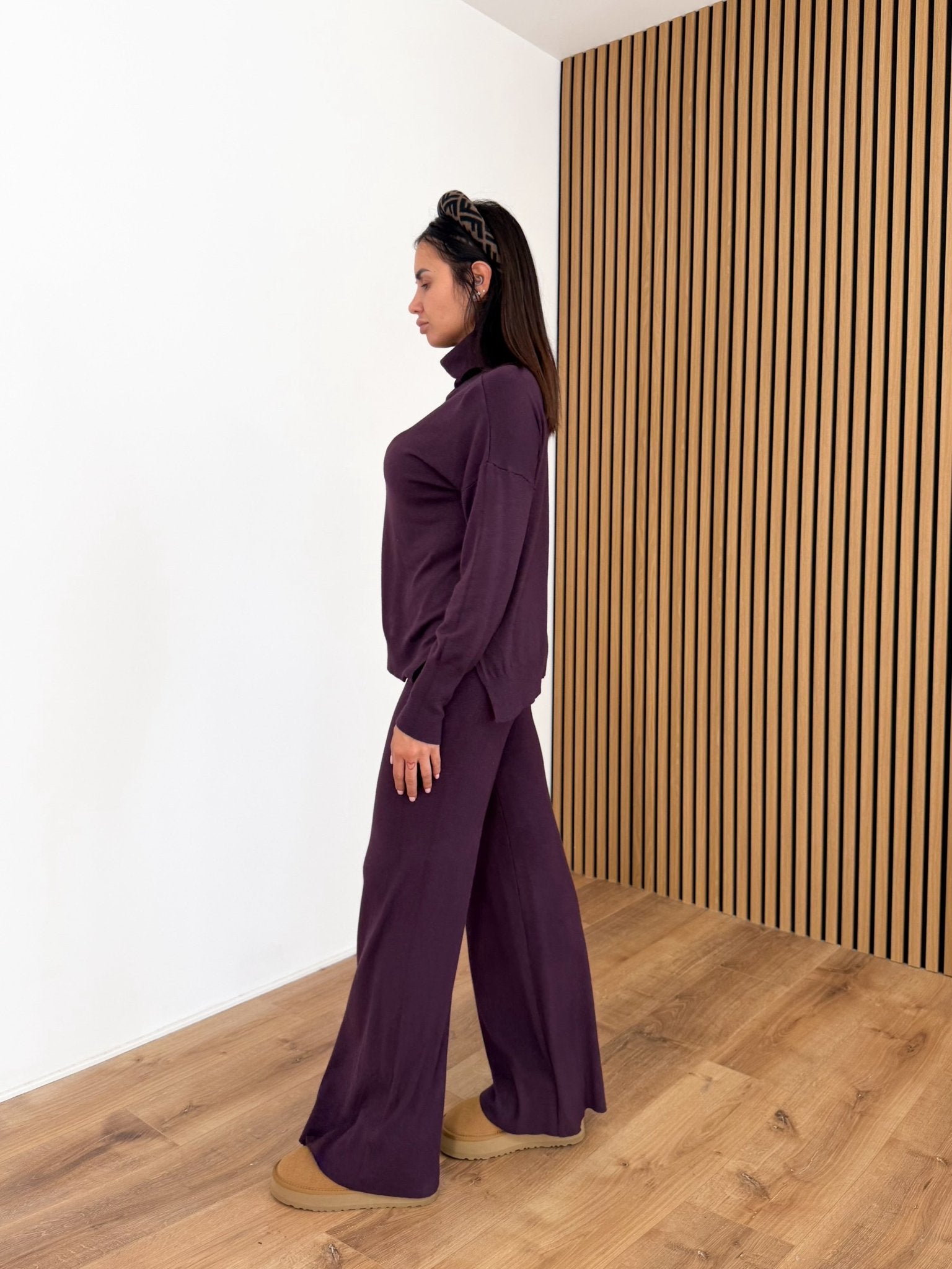 Coordinato Carezza - Melanzana - SAINTH