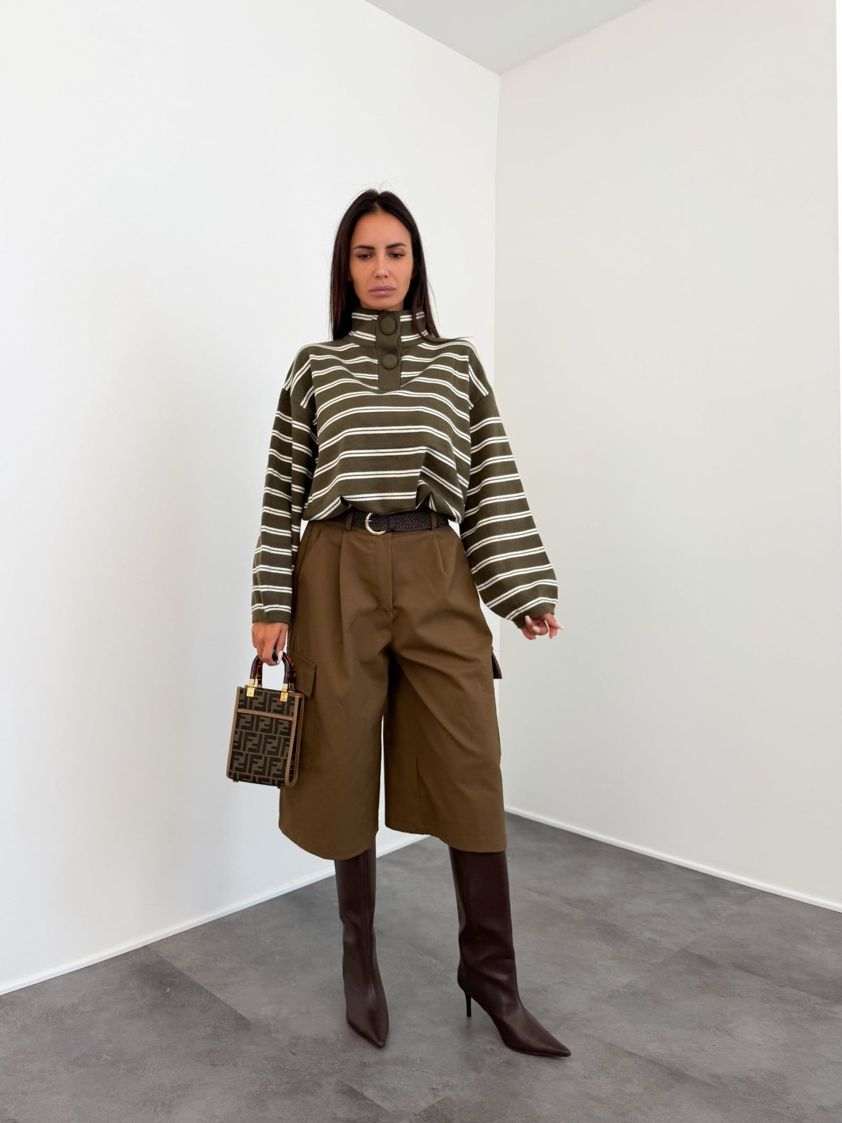 Bermuda Viky - Khaki - SAINTH