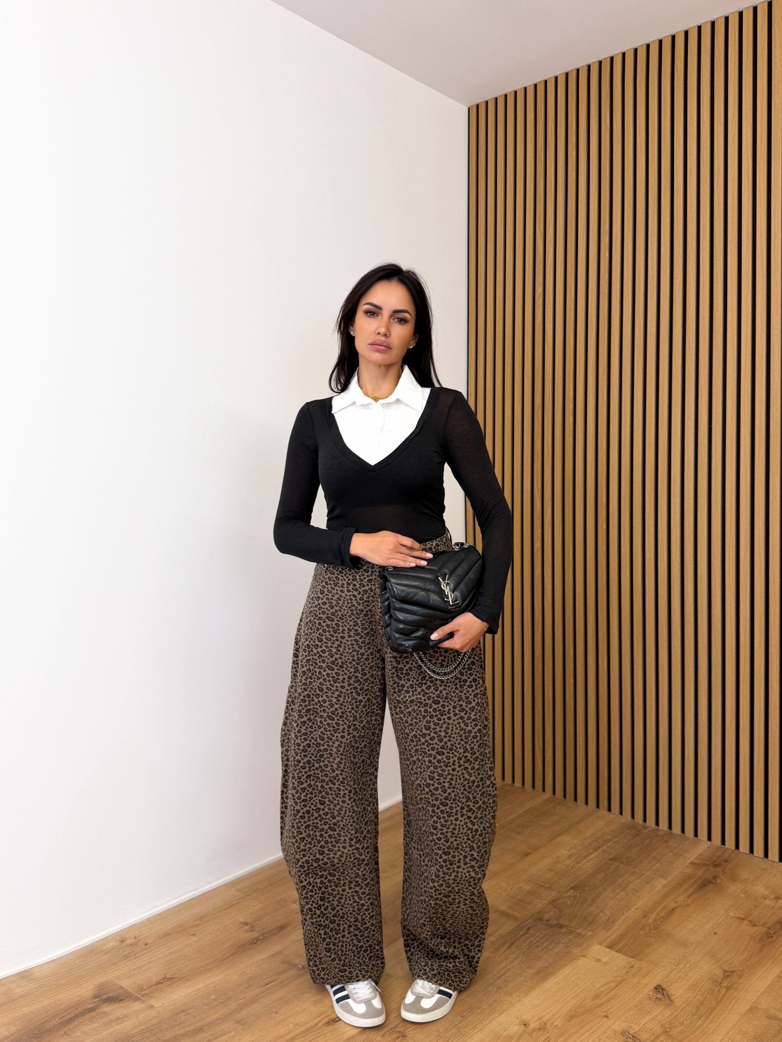 Jeans Baggy - Leopardato - SAINTH