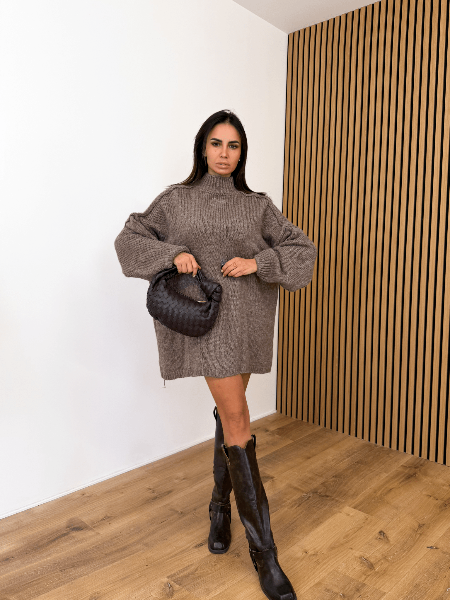 Maxi Pull Ocean - Tortora - SAINTH