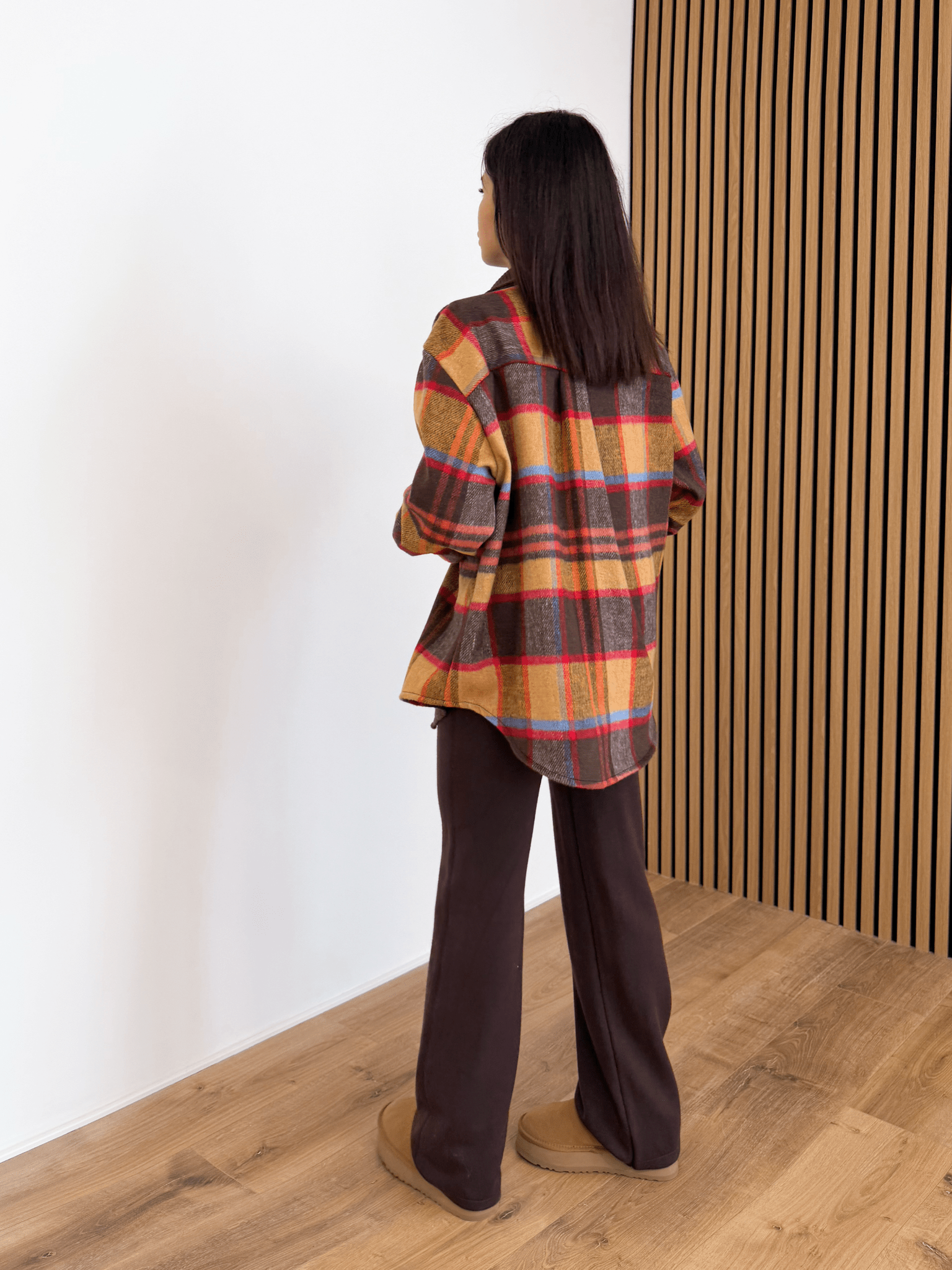 Pantalone In Maglia Risvolto - Marrone - SAINTH