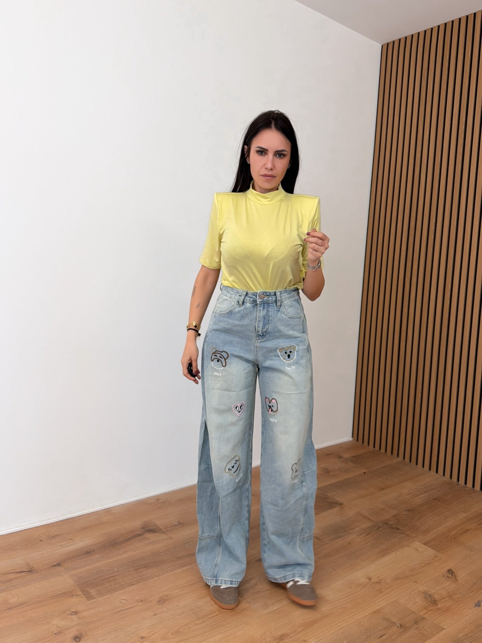 T-shirt Crop - Lime - SAINTH