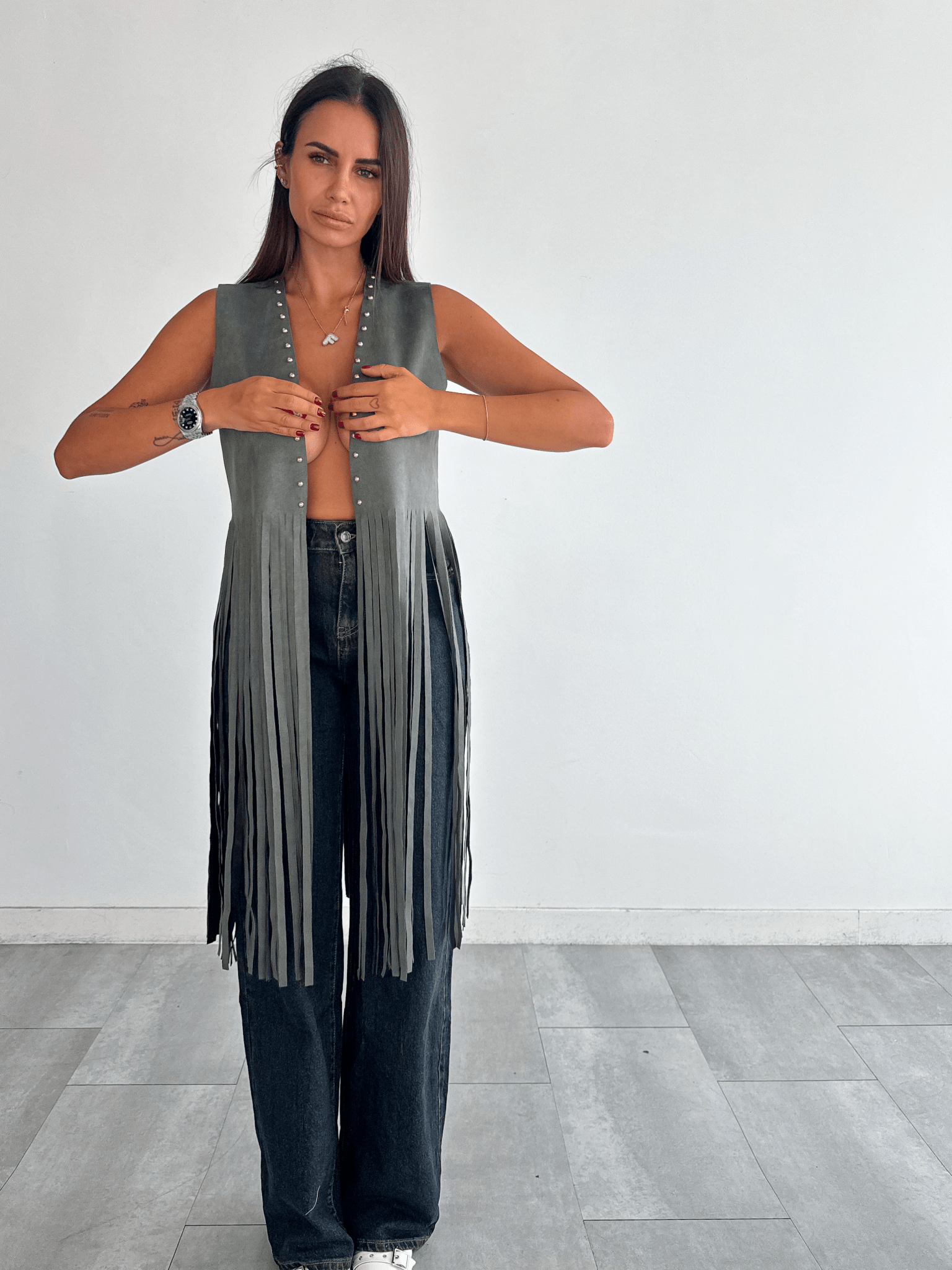 Gilet Spin - Verde Militare - SAINTH