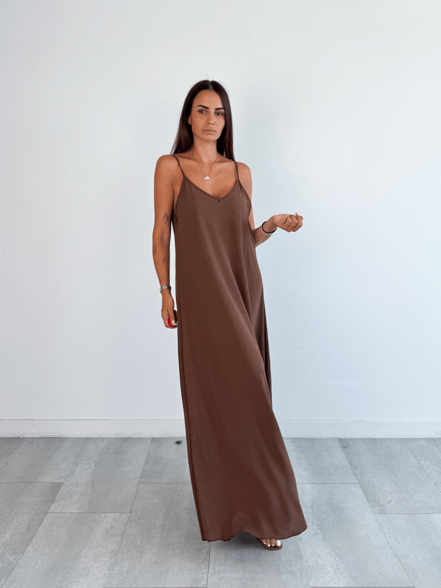 Abito Giorgina - Marrone - SAINTH