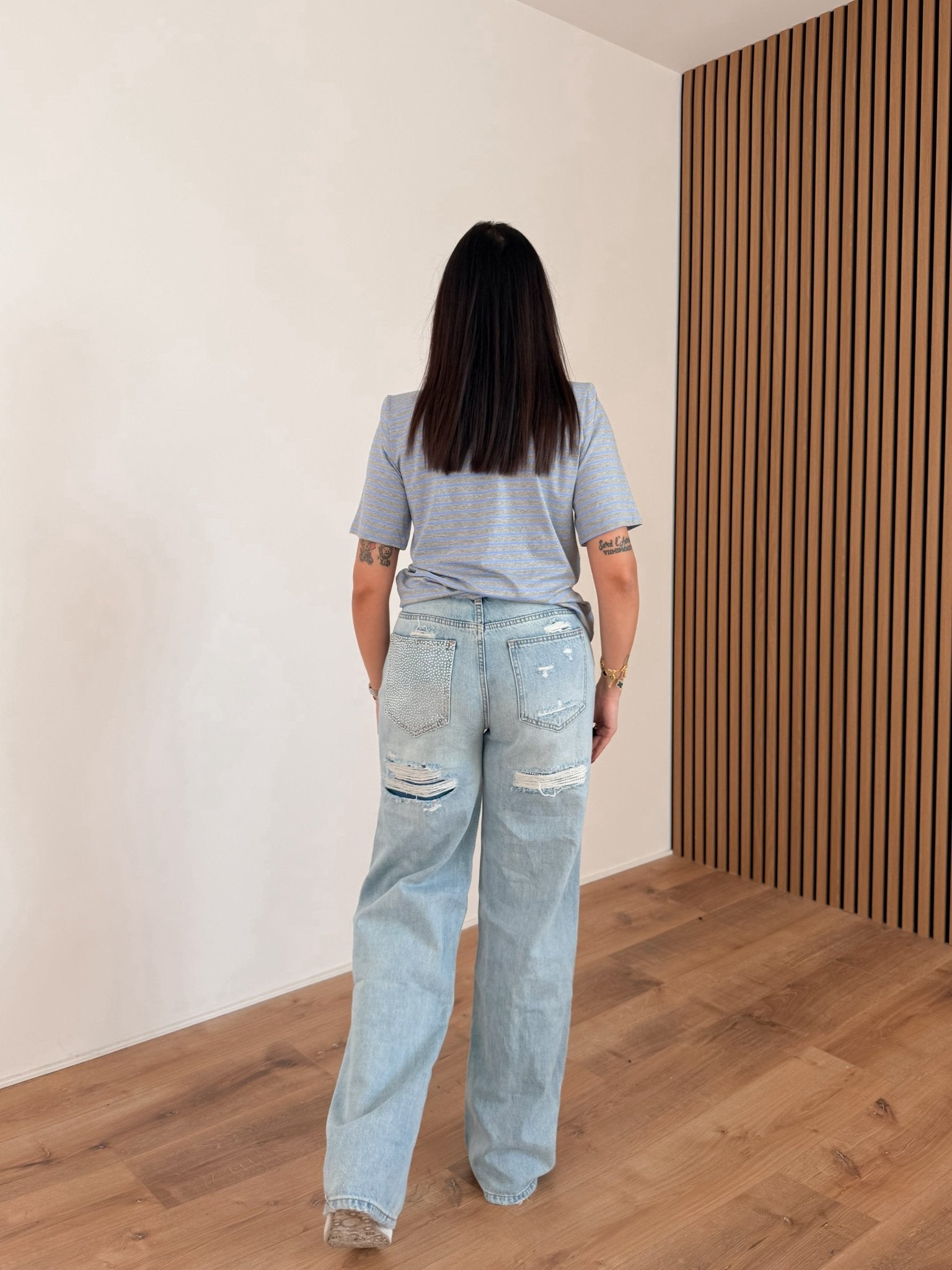 Maglietta Book - Grigia e Celeste - SAINTH