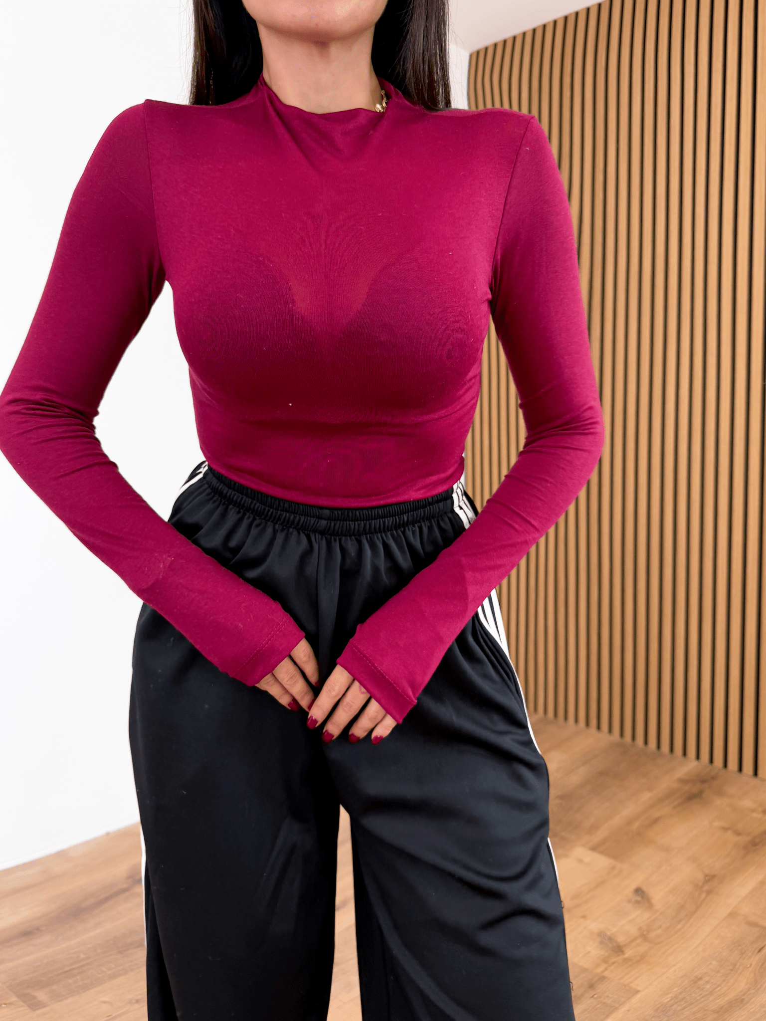 Maglia Velata - Bordeaux - SAINTH