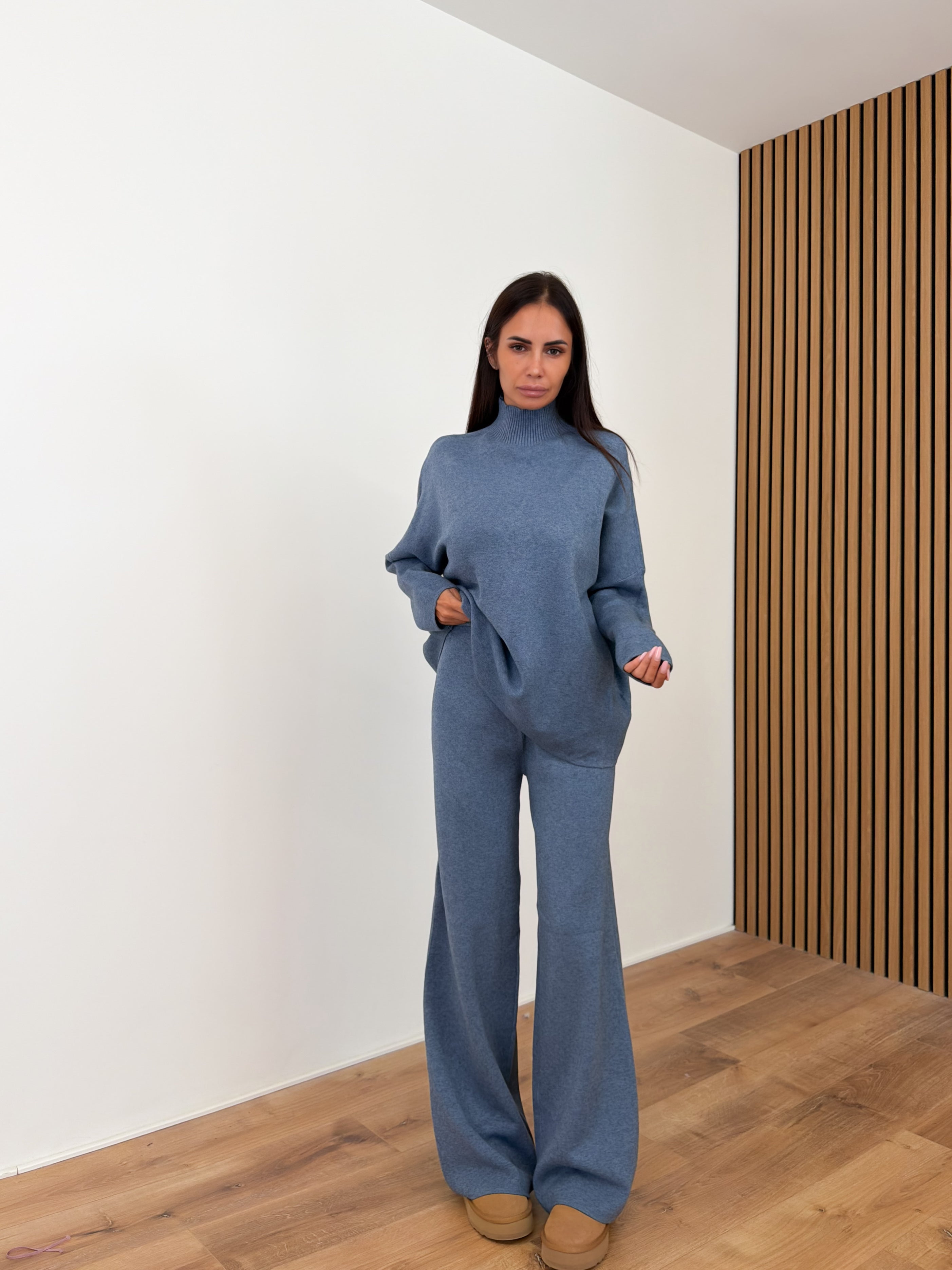 Coordinato Winter - Indaco