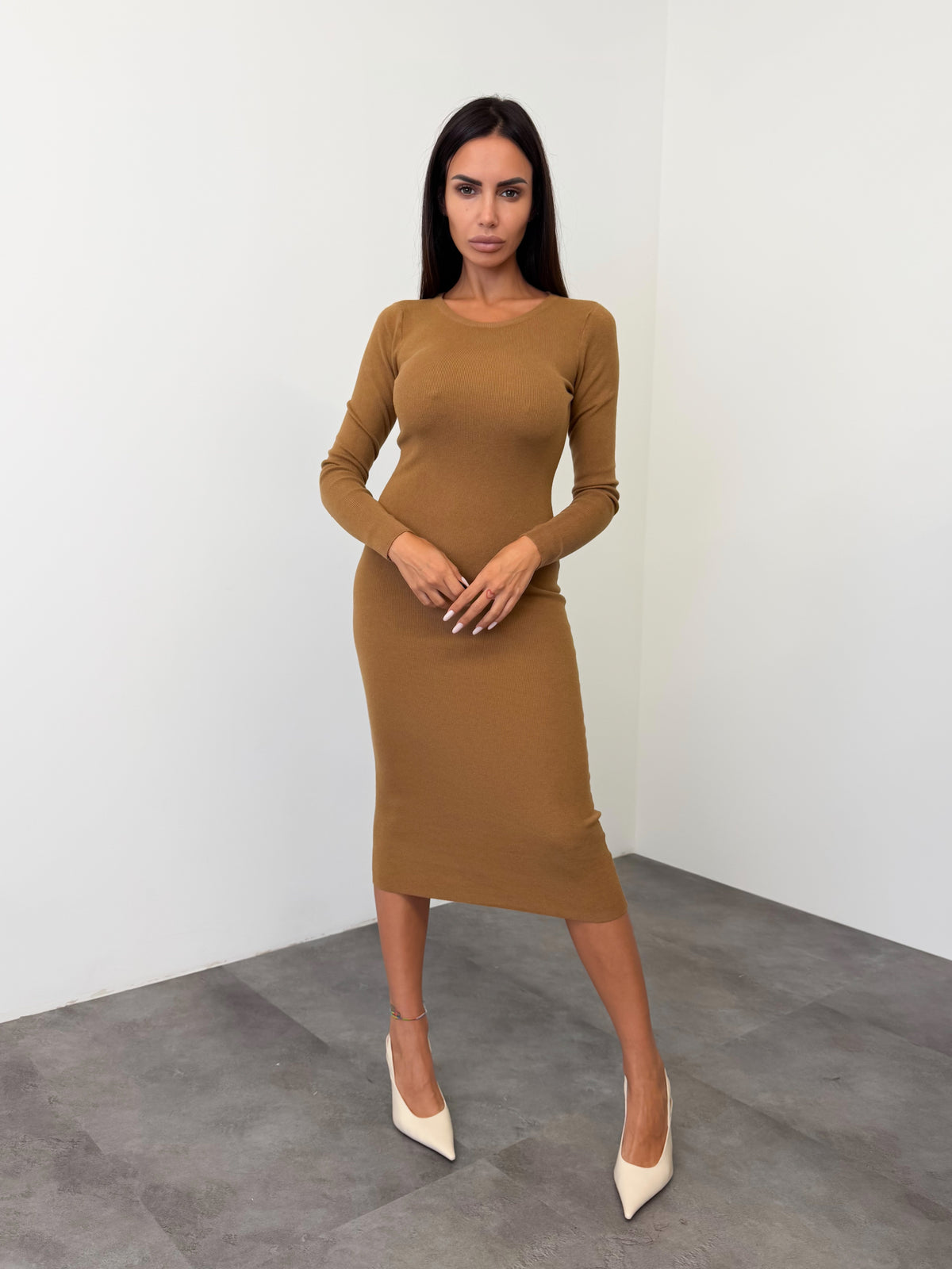 Pull Abito Nube - Camel