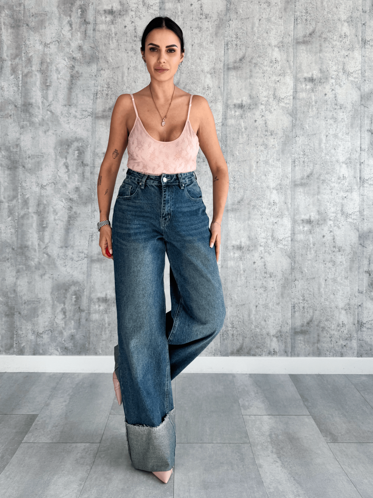 Jeans Piegone - Denim - SAINTH