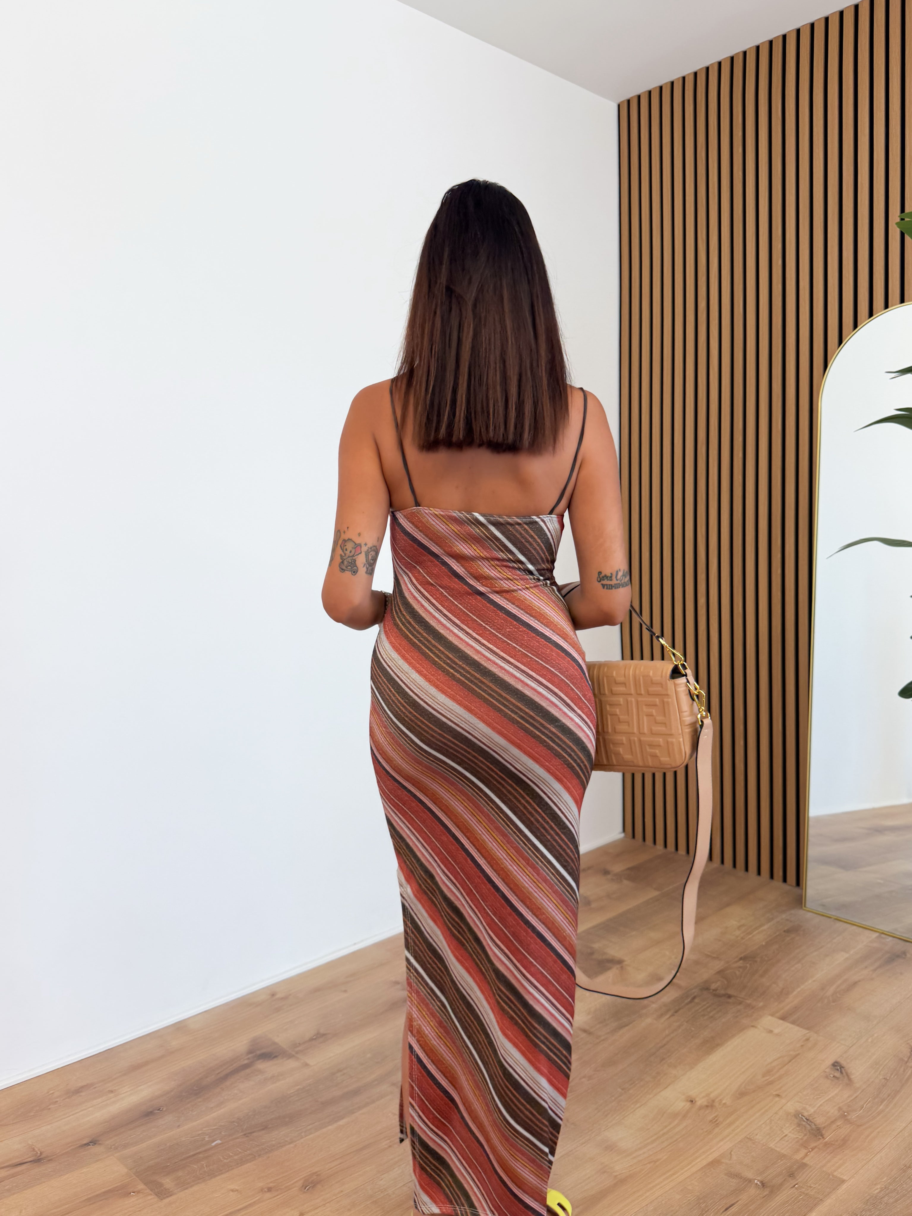 Abito Glow - Marrone