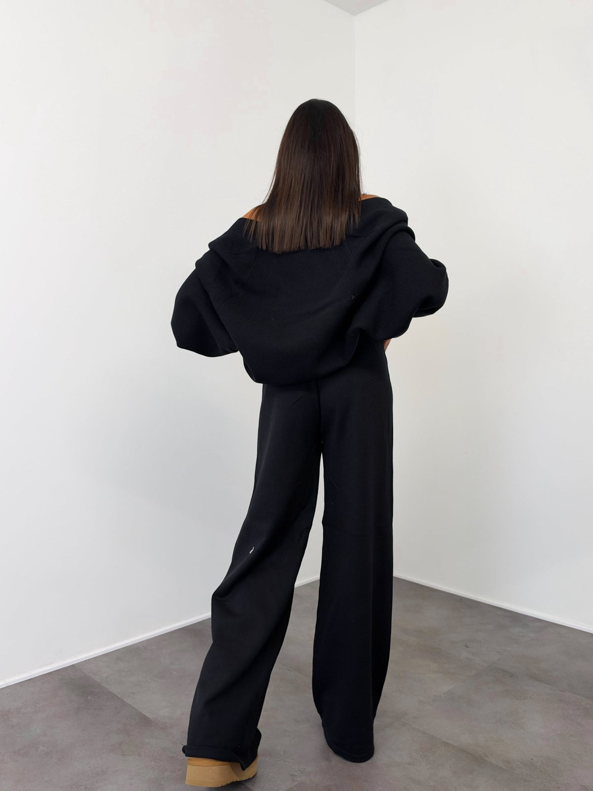 Coordinato Tris Lilà - Nero - SAINTH
